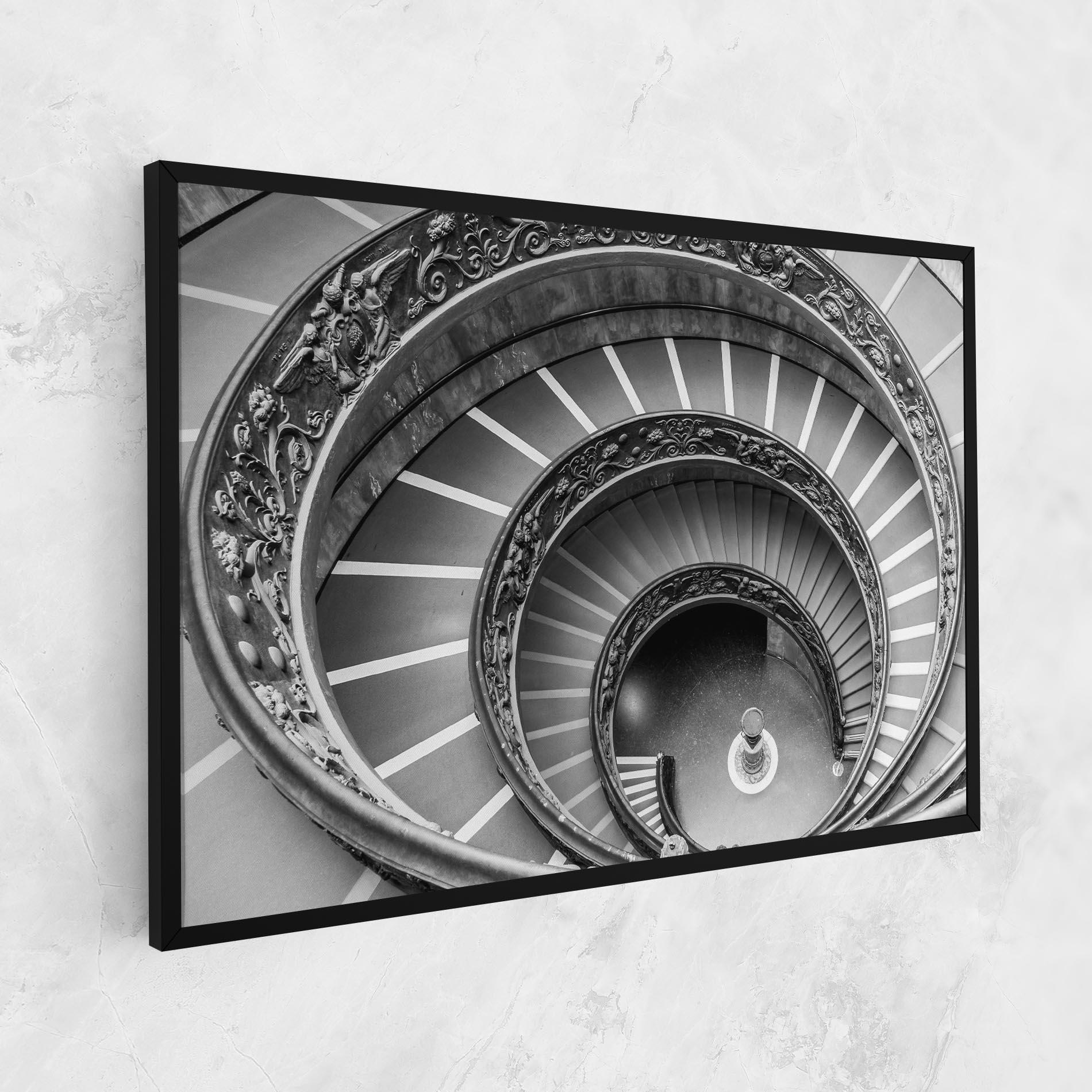 Vászonkép Grey Spiral mockup 1