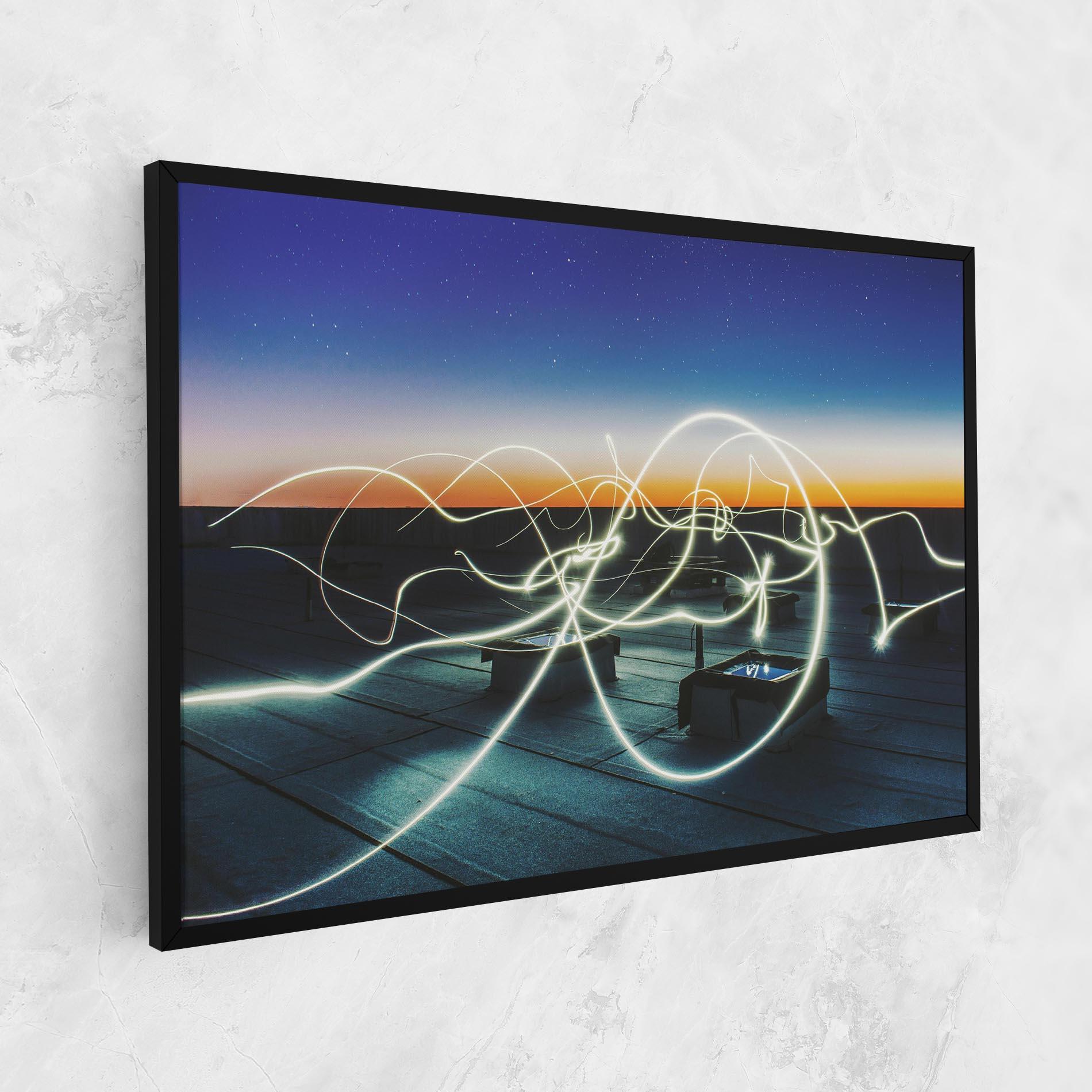 Vászonkép White Light Floating mockup 1