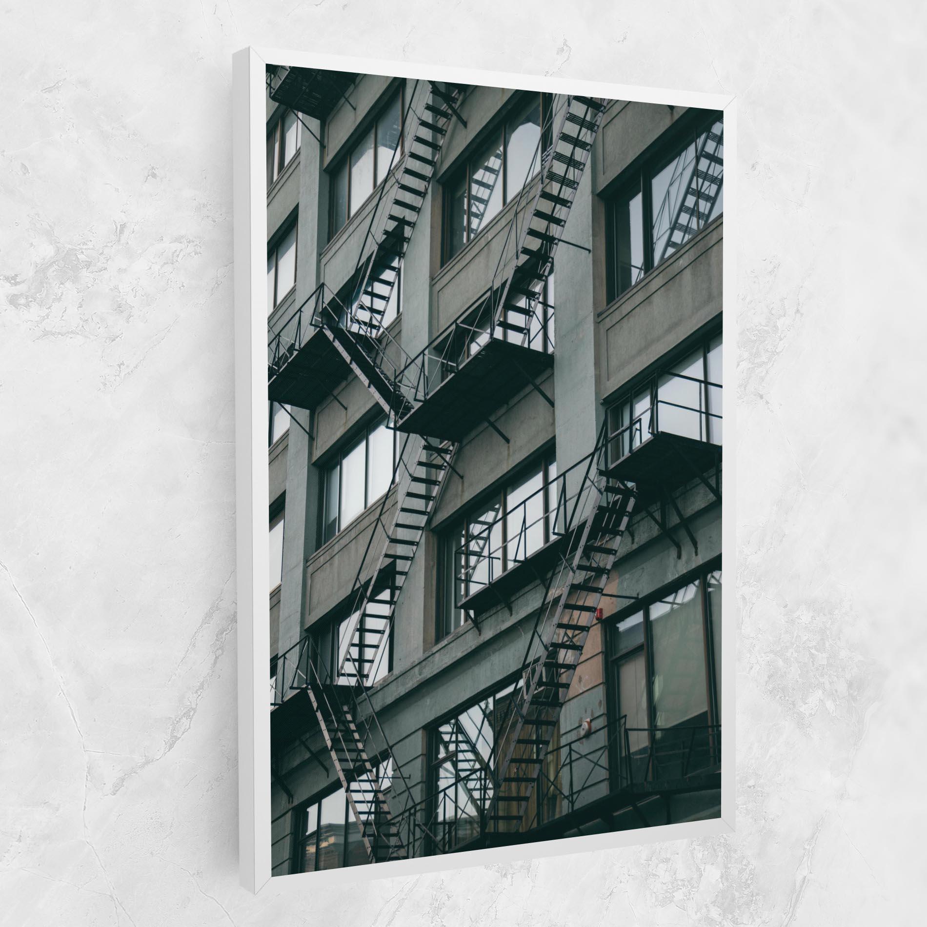 Vászonkép Building Stairs mockup 1