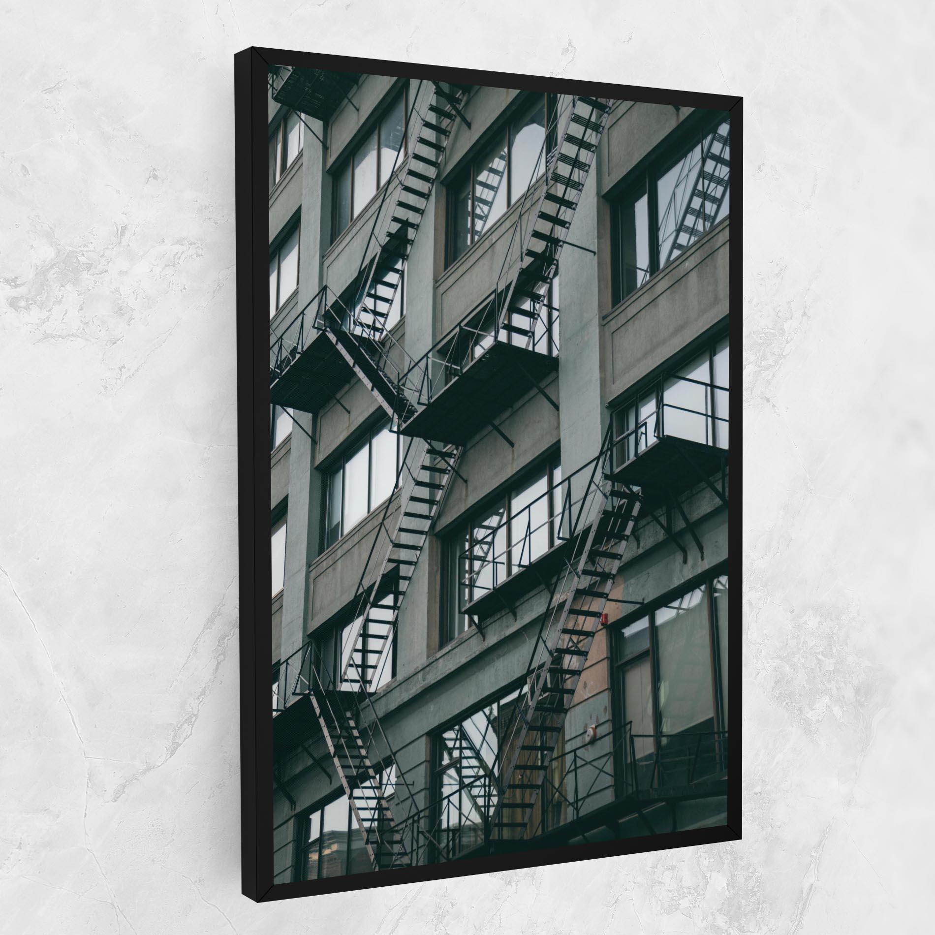 Vászonkép Building Stairs mockup 1