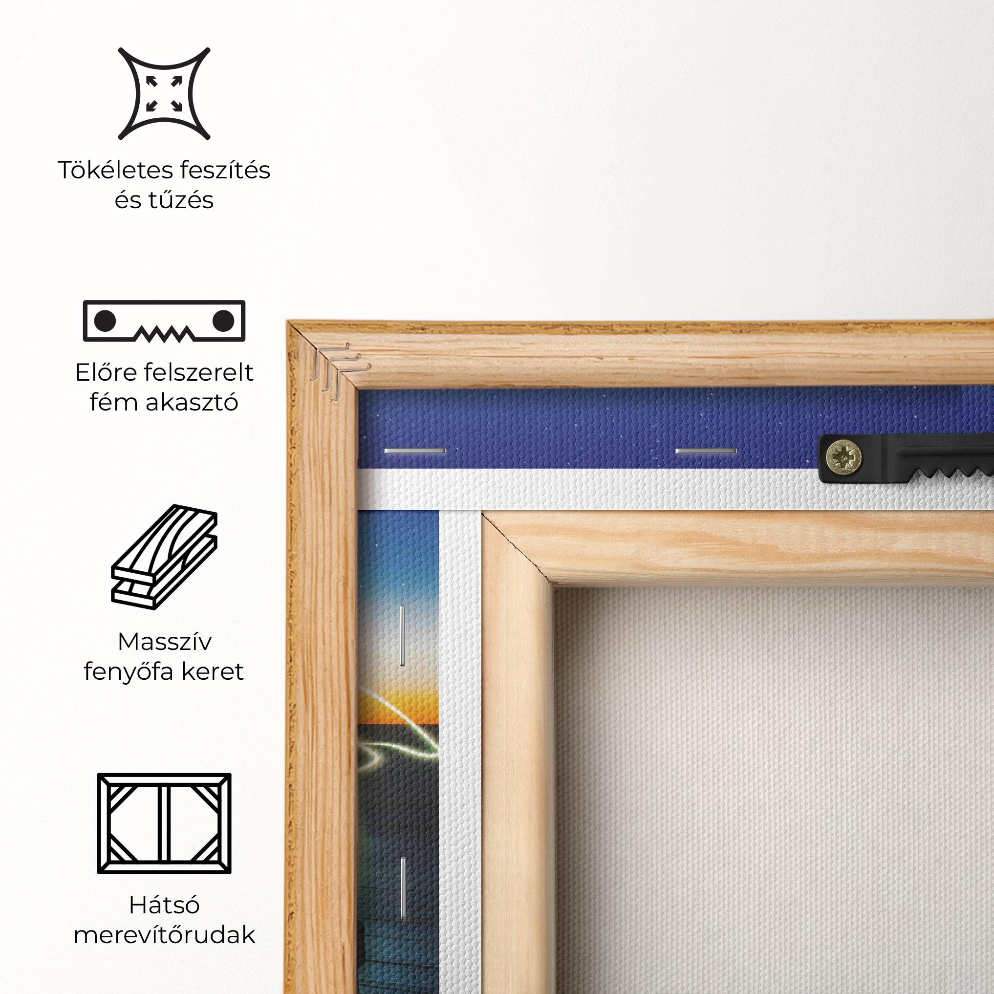 Vászonkép White Light Floating mockup 5