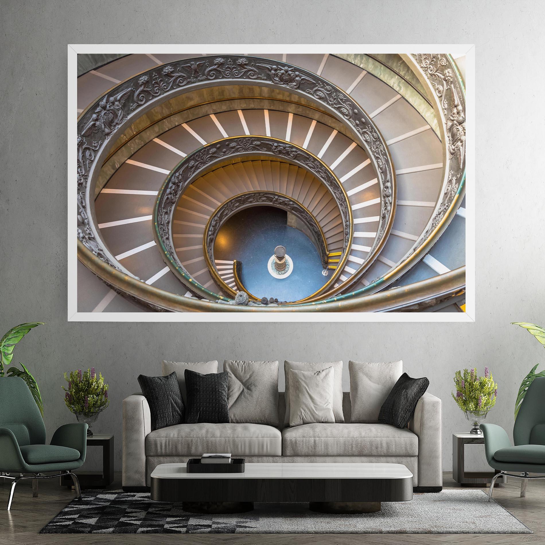 Vászonkép Colored Stairs mockup 7
