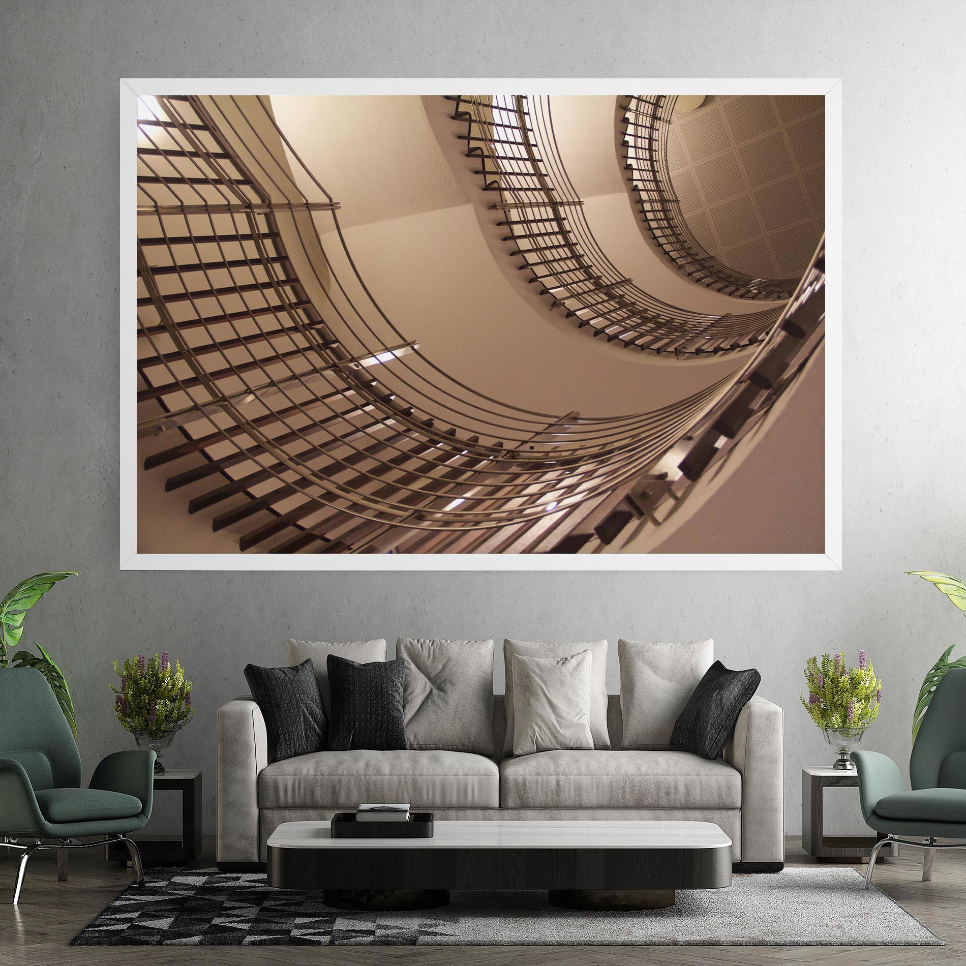 Vászonkép Cream Stairs mockup 7
