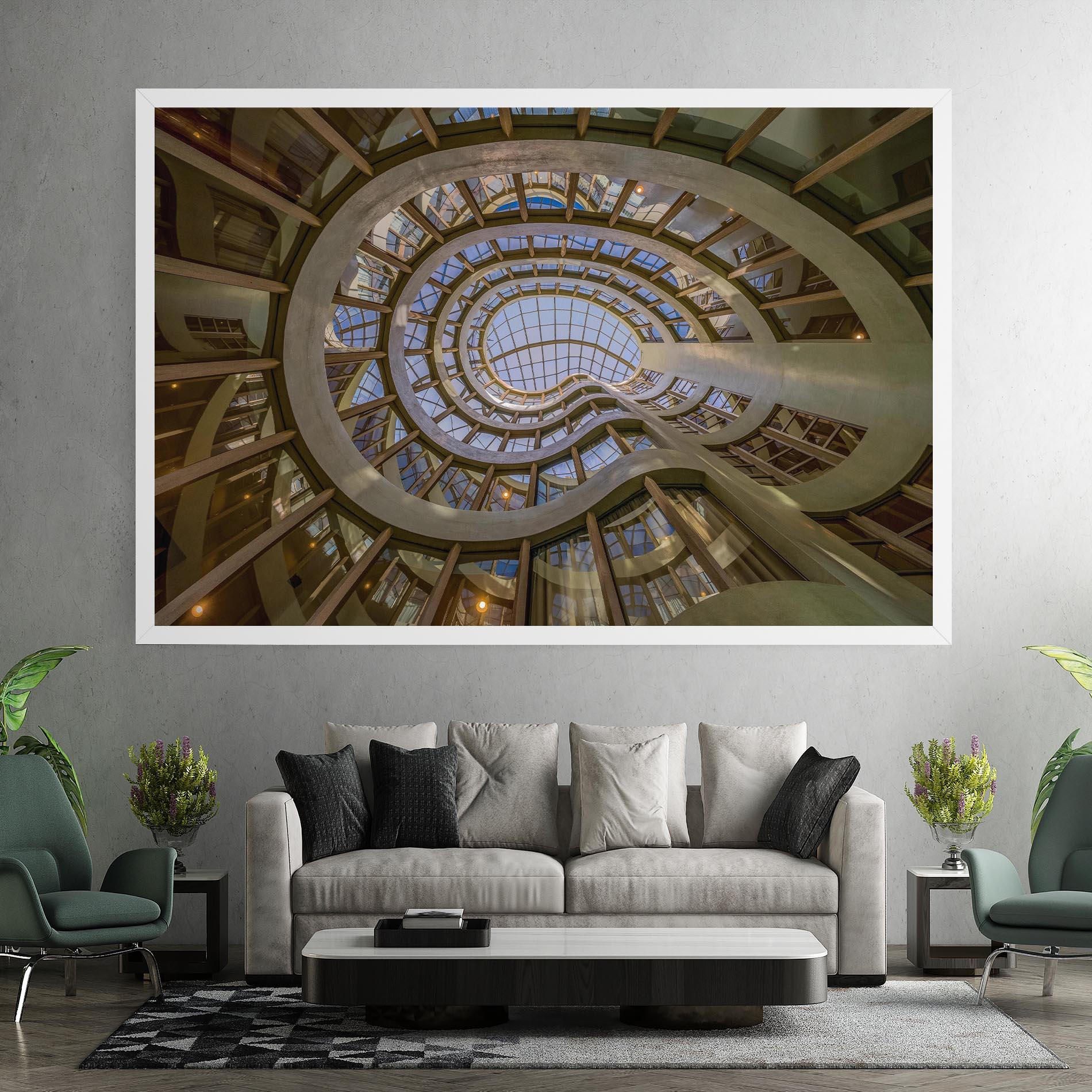 Vászonkép Glass Building mockup 7