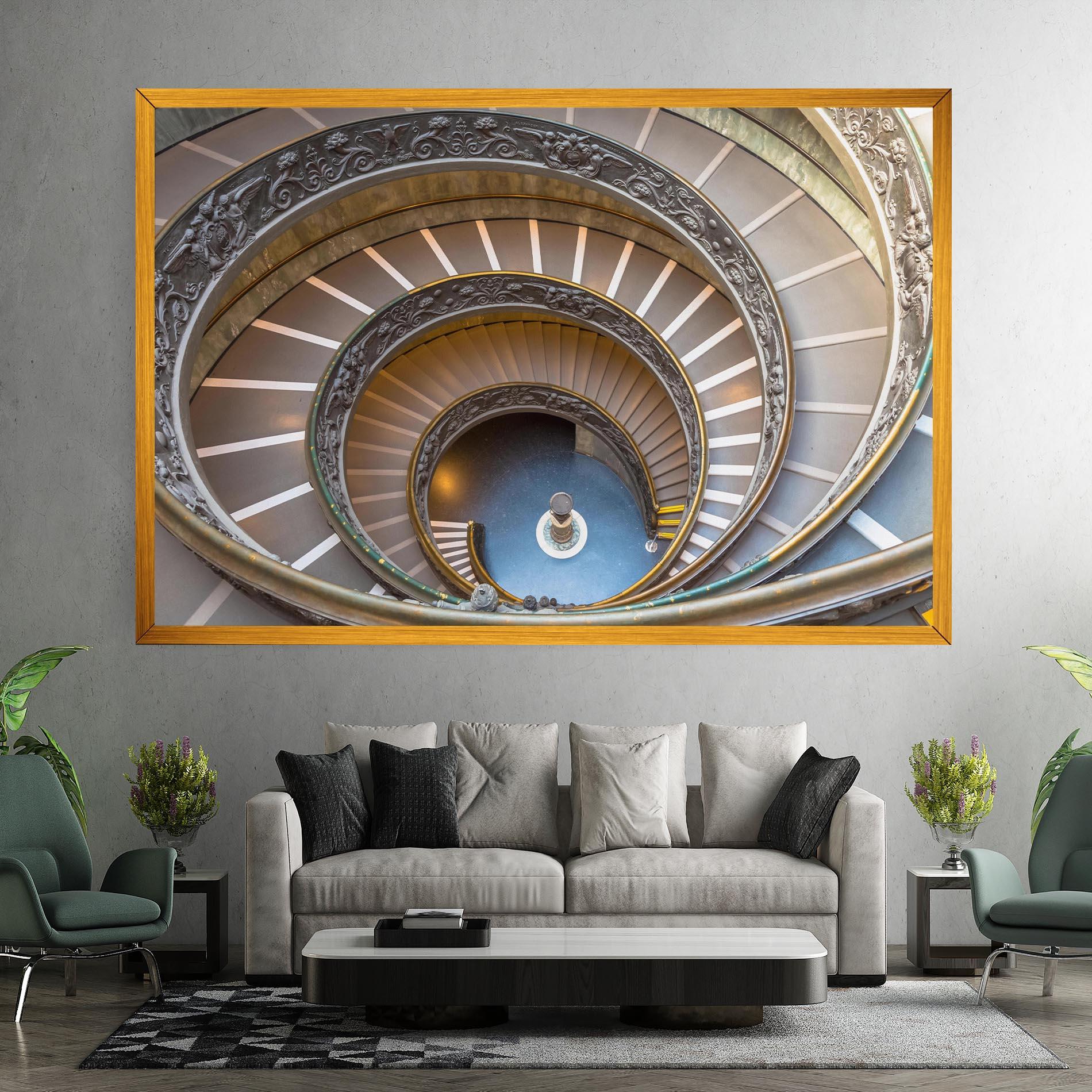 Vászonkép Colored Stairs mockup 7