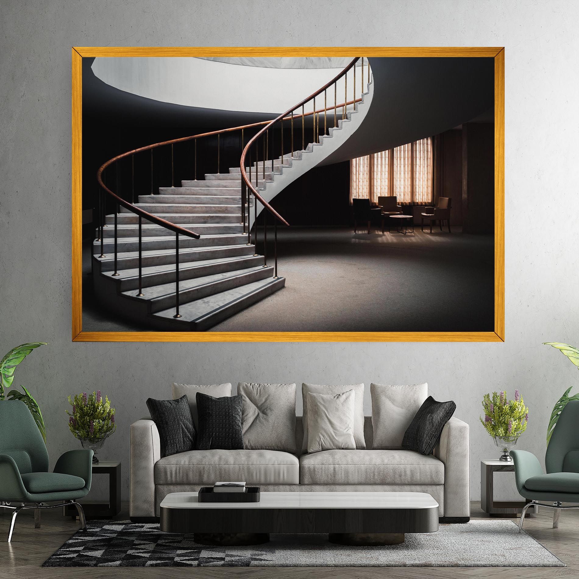 Dark Room Stairs mockup 7