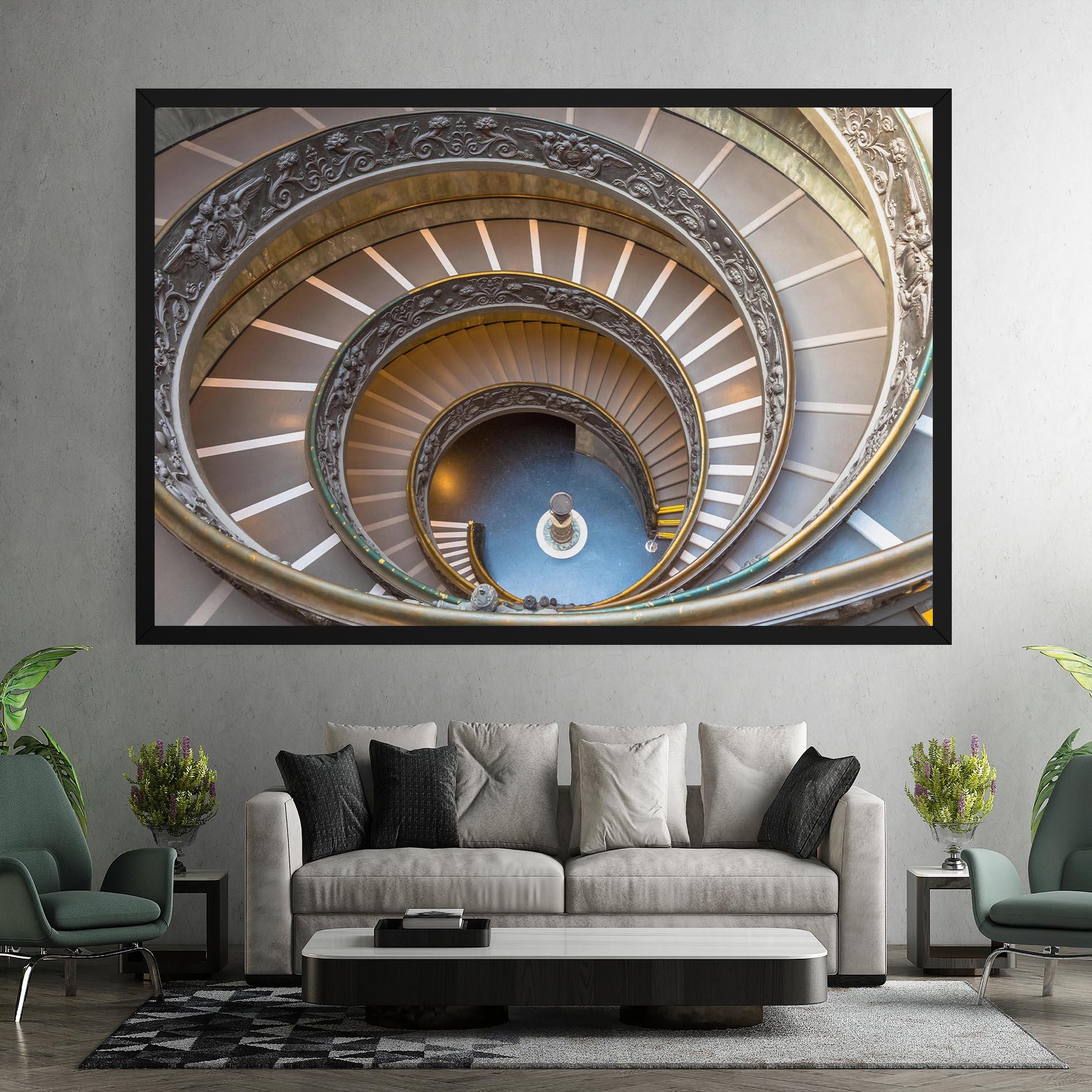 Vászonkép Colored Stairs mockup 7
