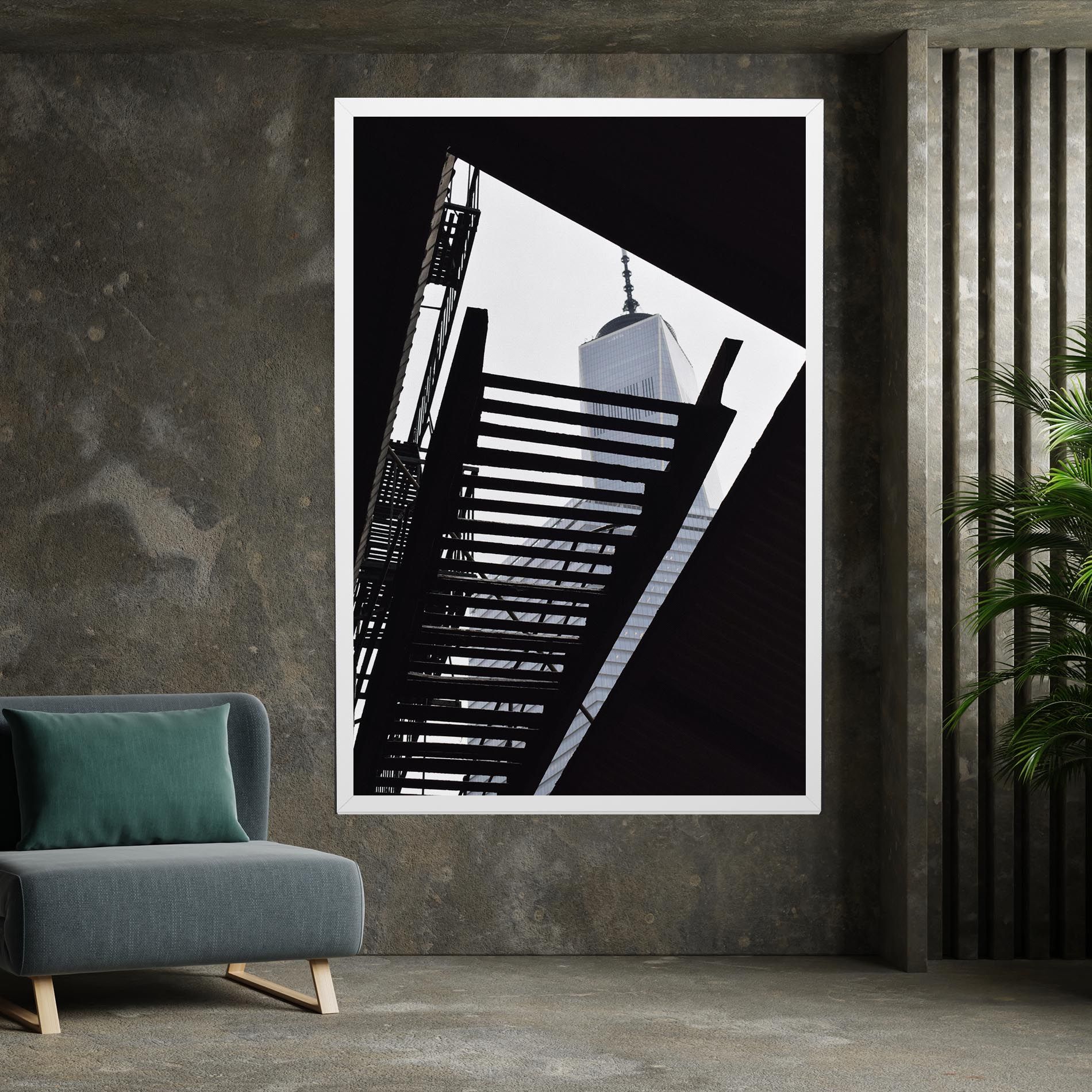 Black Stairs Floating mockup 7