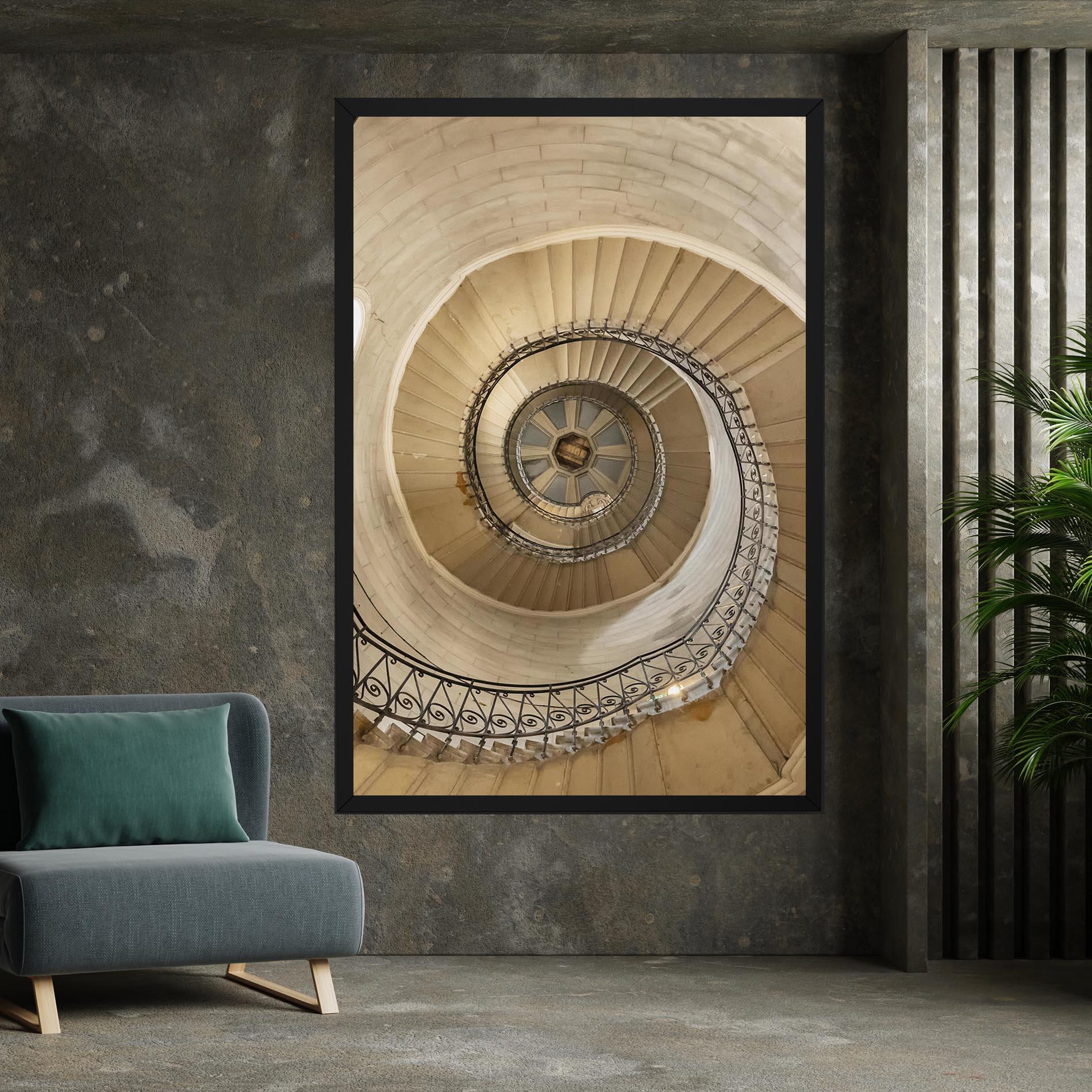 Vászonkép Cream Down Stairs mockup 7