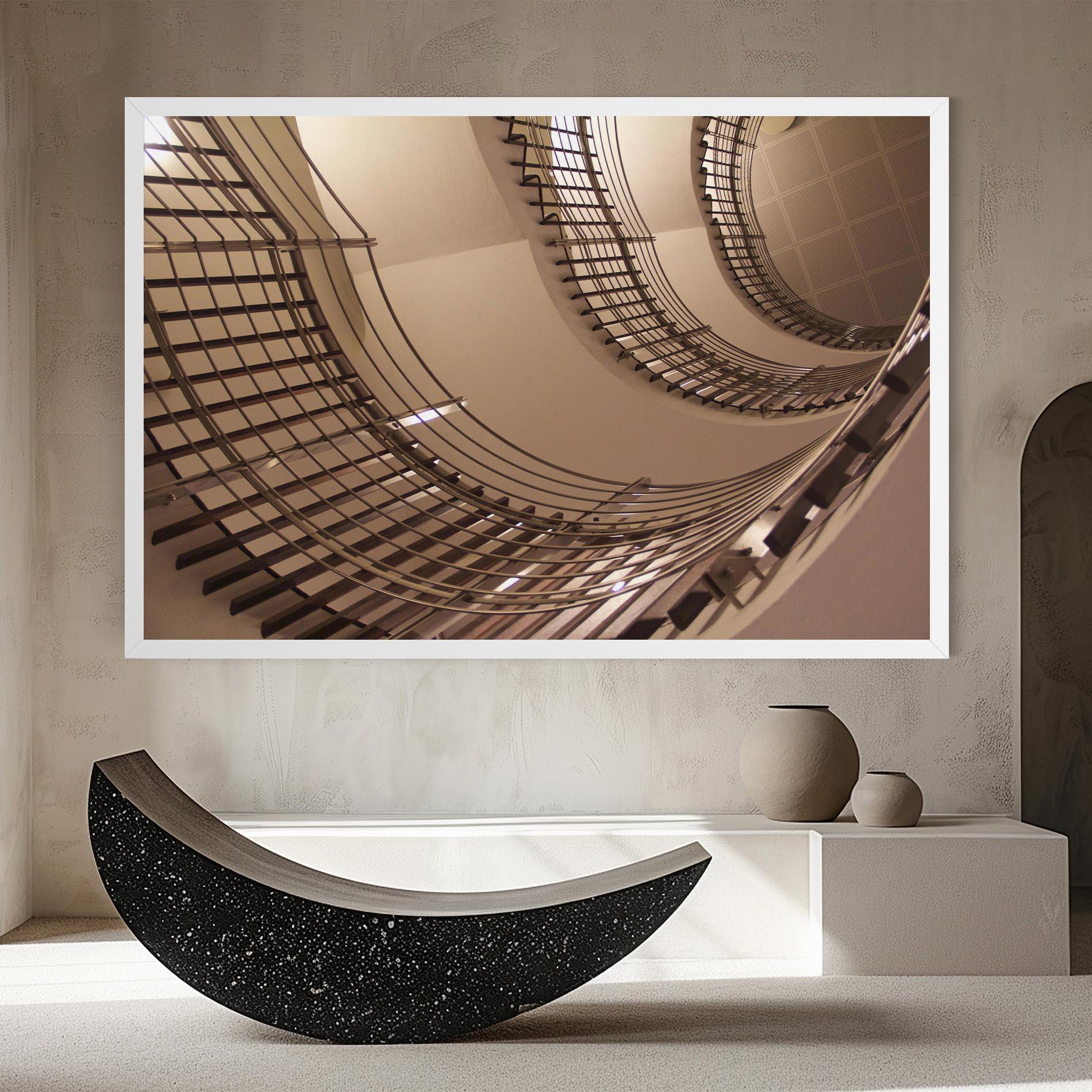 Vászonkép Cream Stairs mockup 8