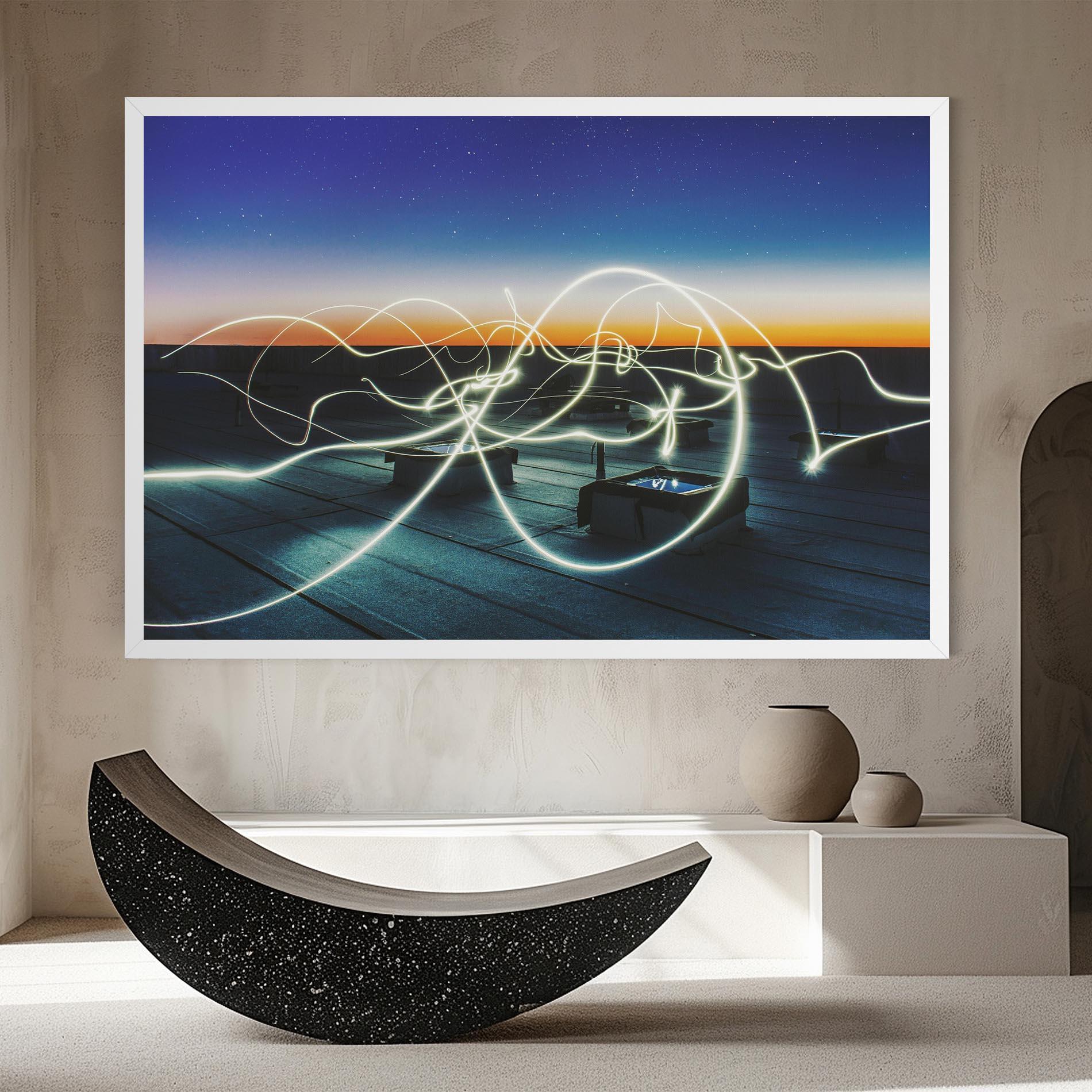 Vászonkép White Light Floating mockup 8