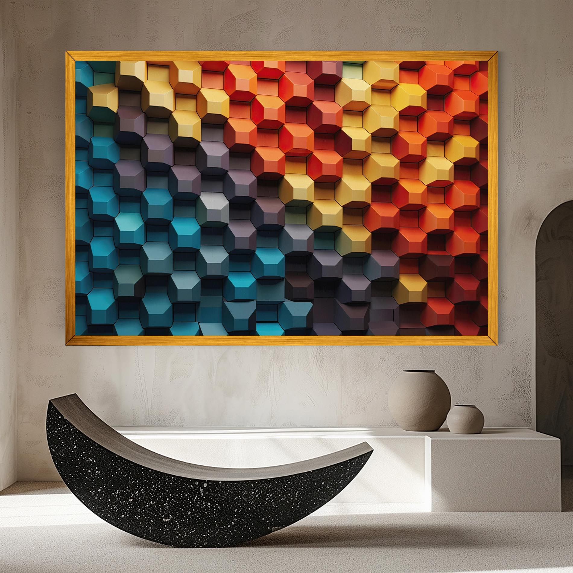 3d Sqare Mix mockup 8