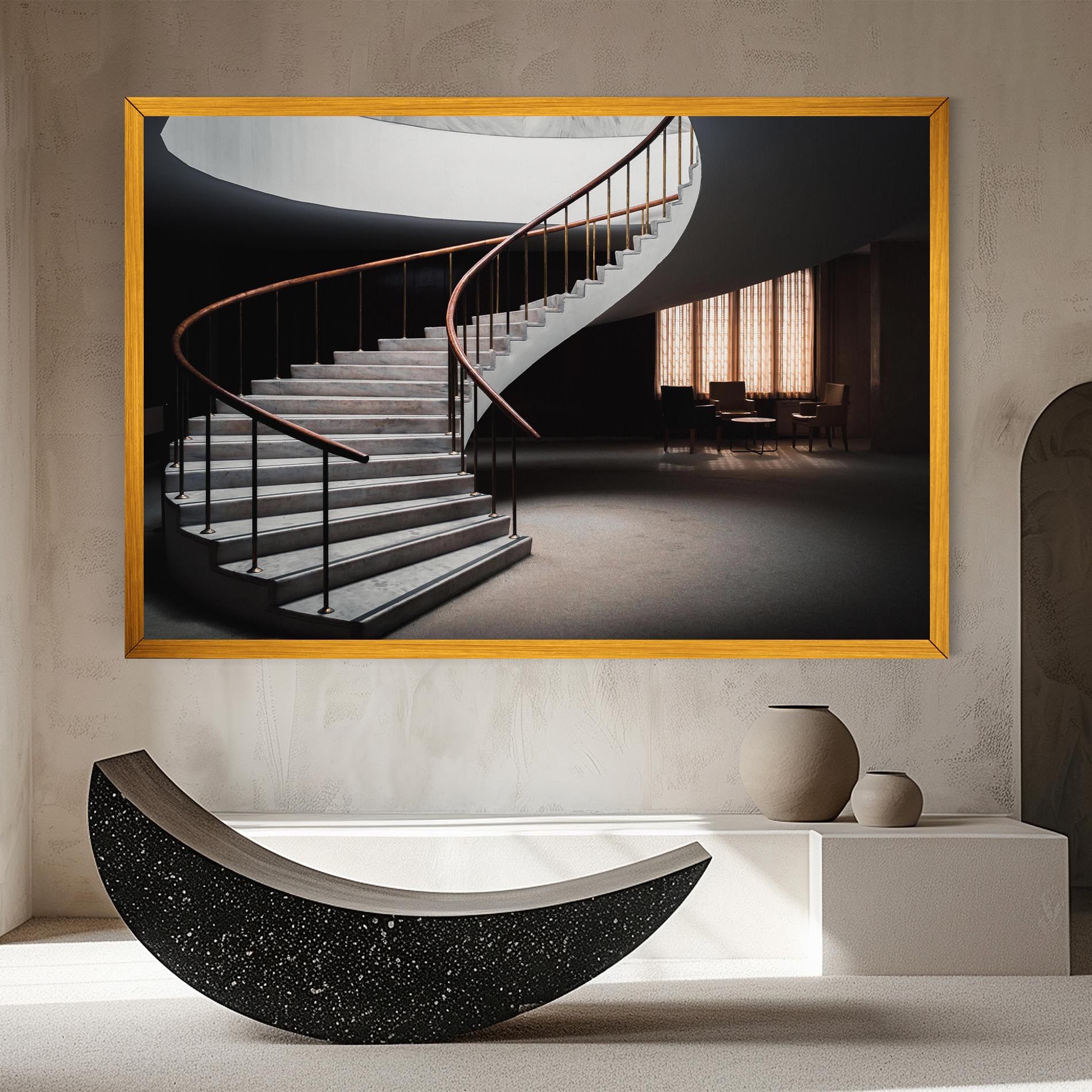 Dark Room Stairs mockup 8