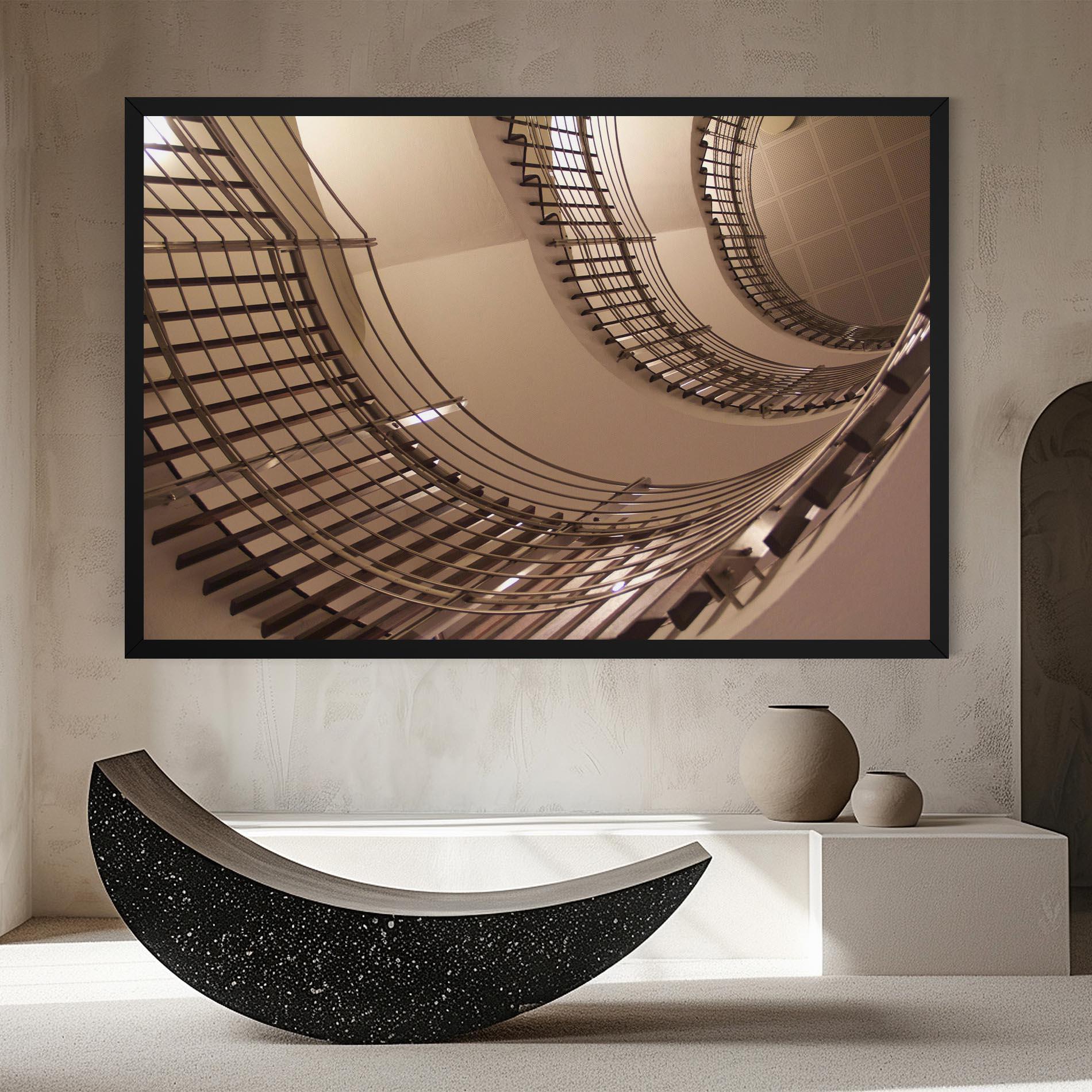 Vászonkép Cream Stairs mockup 8