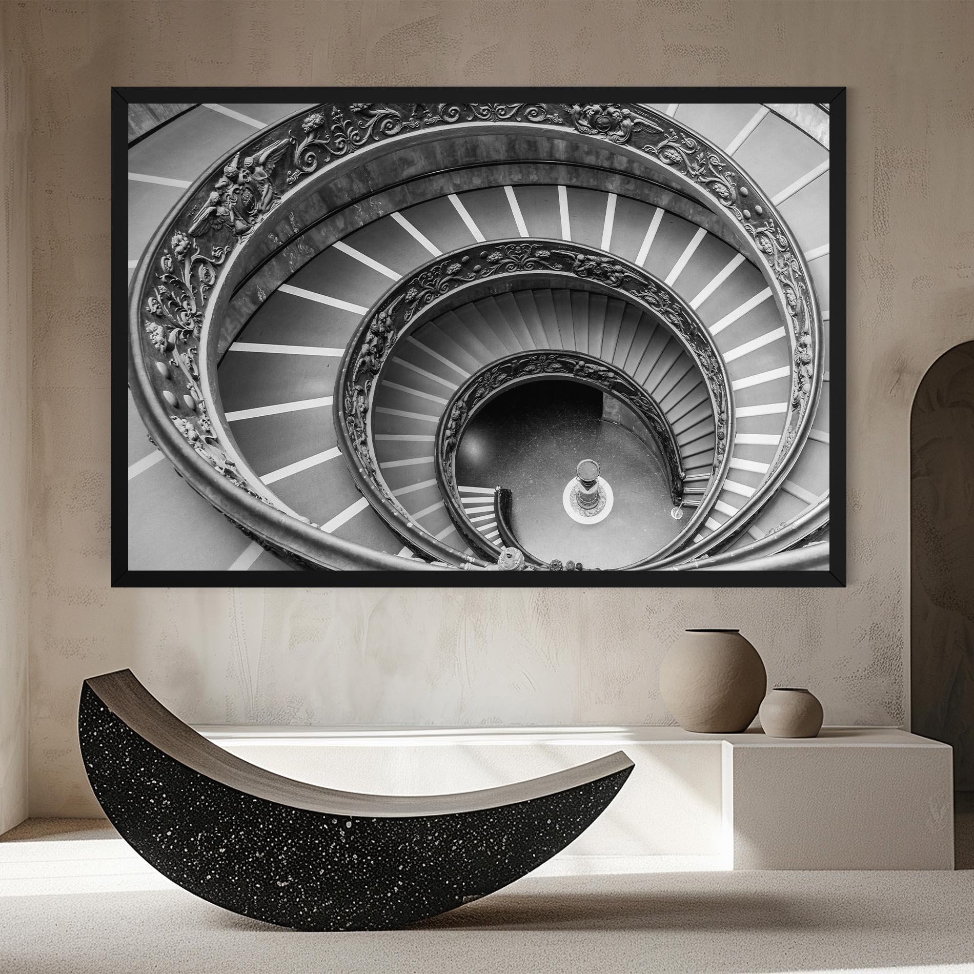 Vászonkép Grey Spiral mockup 8