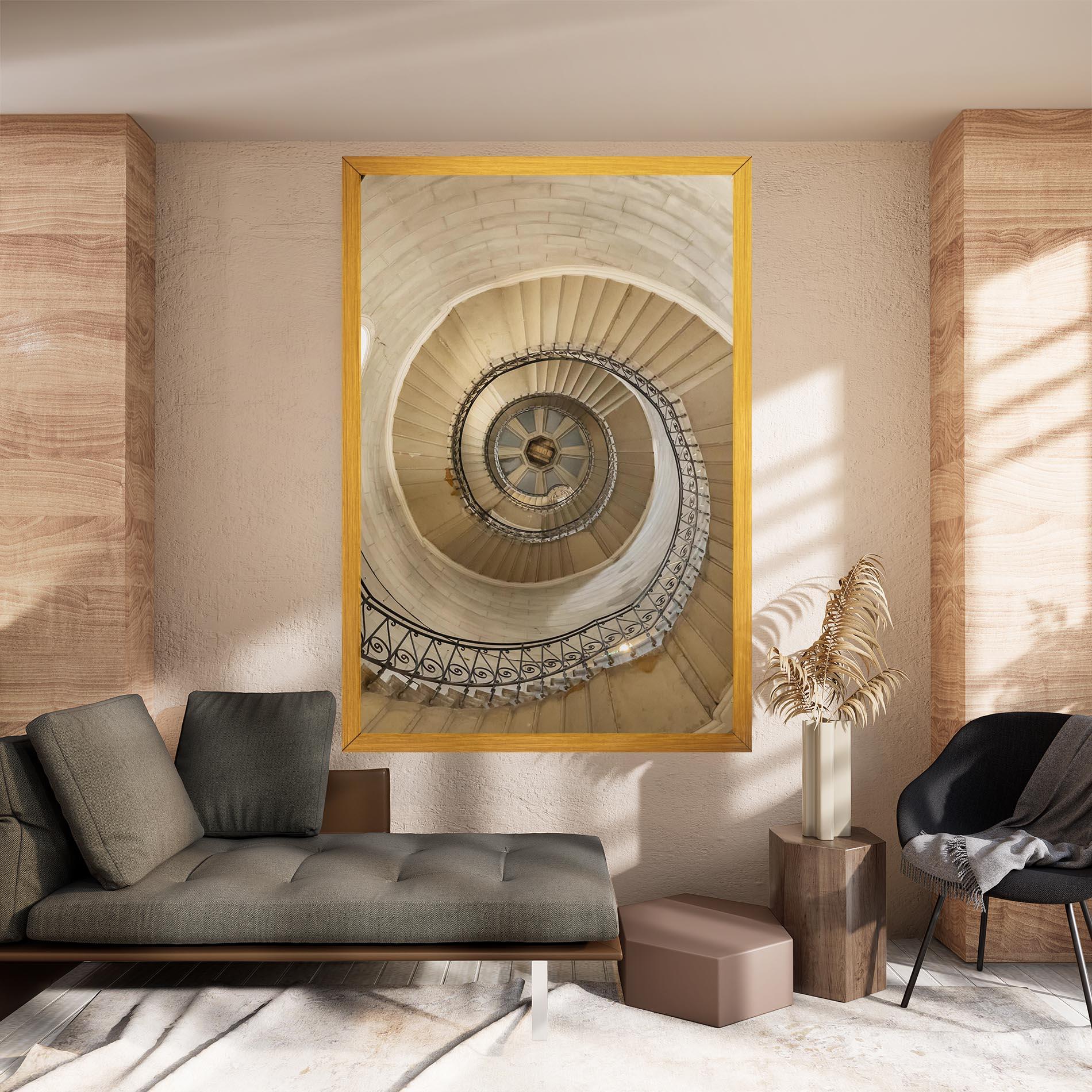 Vászonkép Cream Down Stairs mockup 8