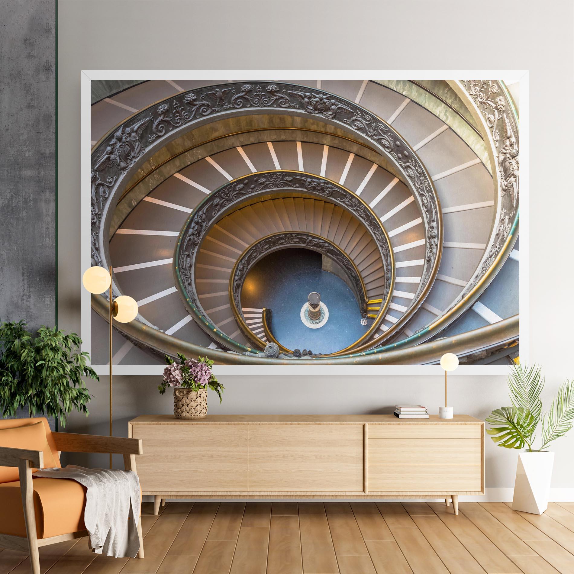 Vászonkép Colored Stairs mockup 9