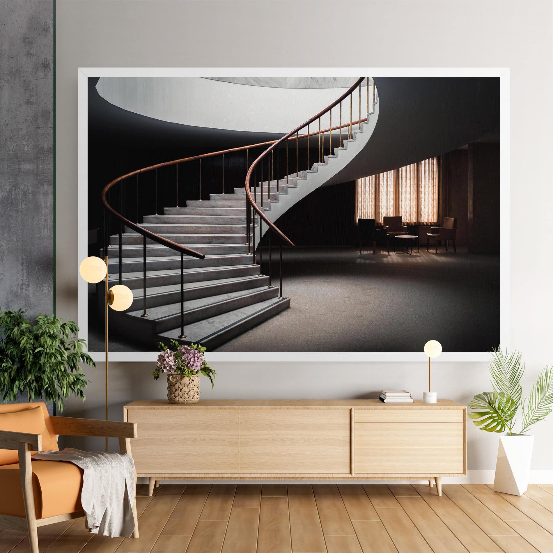 Dark Room Stairs mockup 9