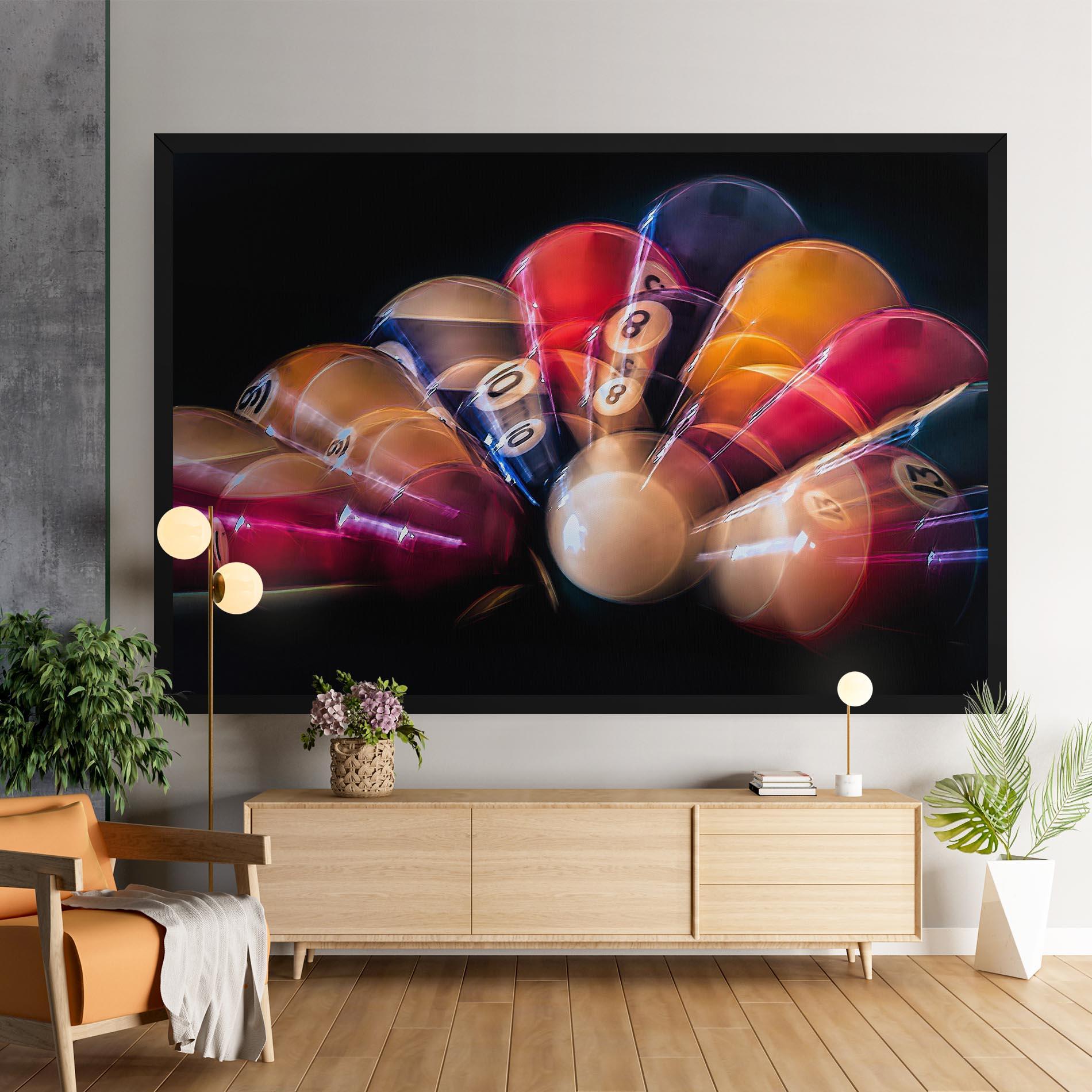 Vászonkép Bowling Balls mockup 9