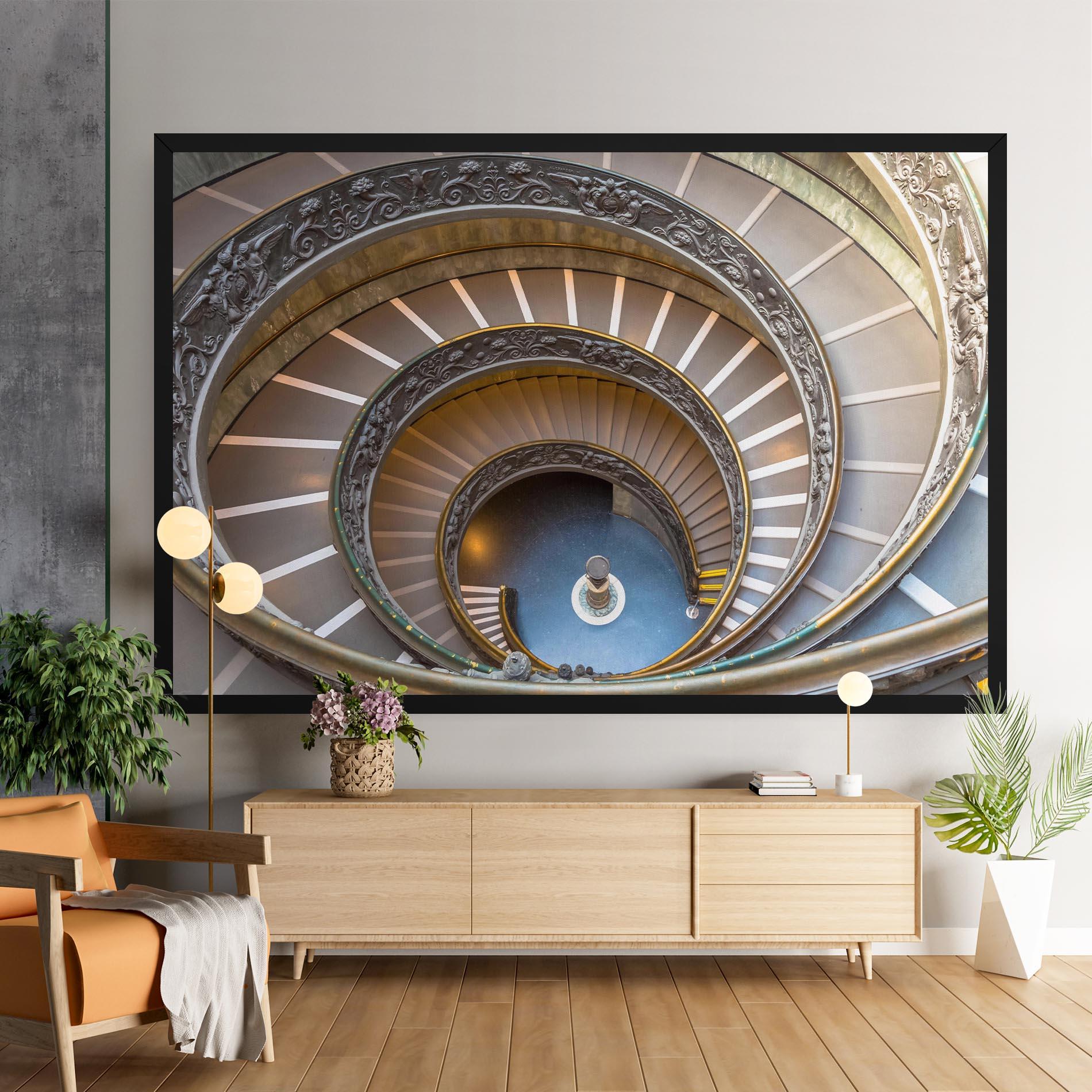 Vászonkép Colored Stairs mockup 9