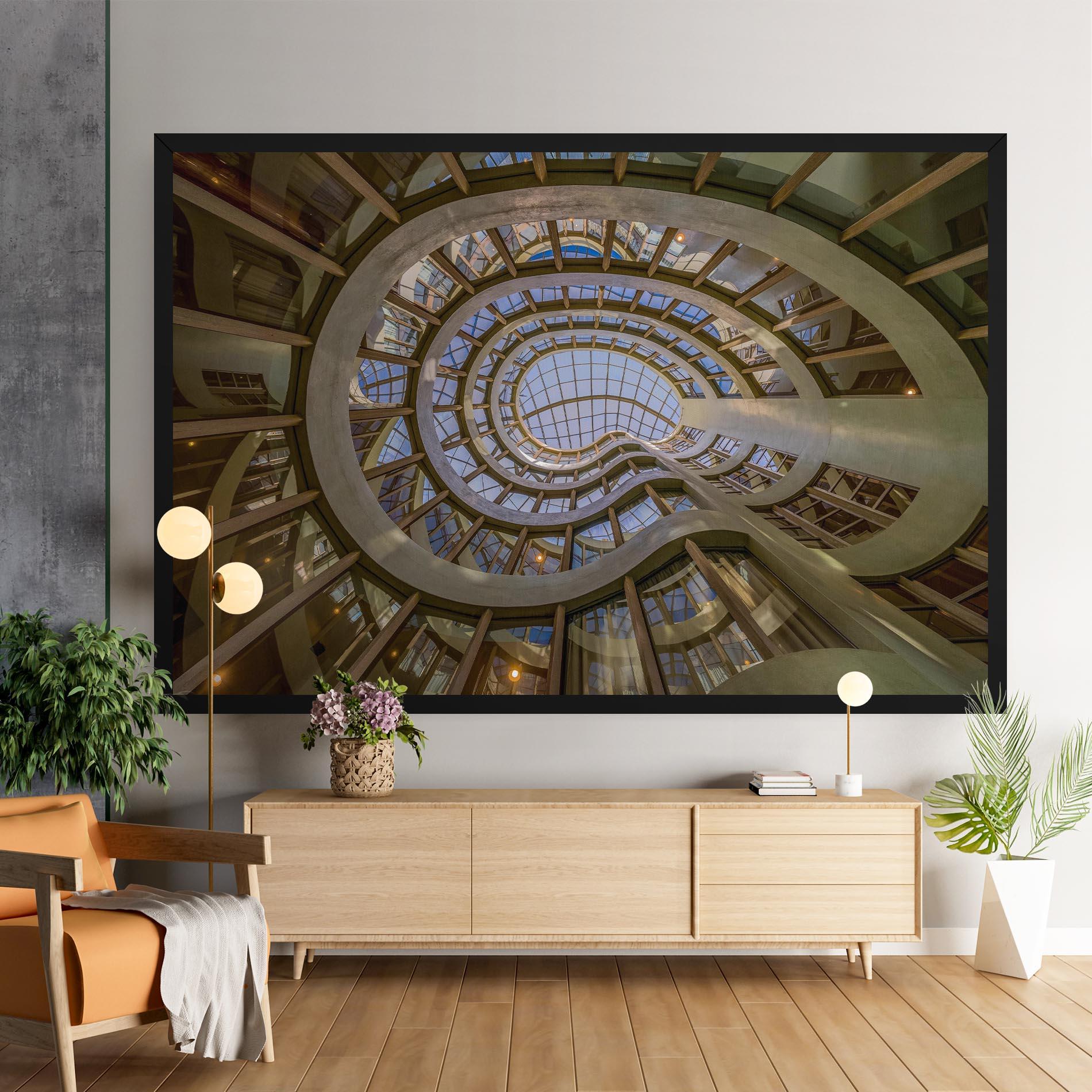 Vászonkép Glass Building mockup 9