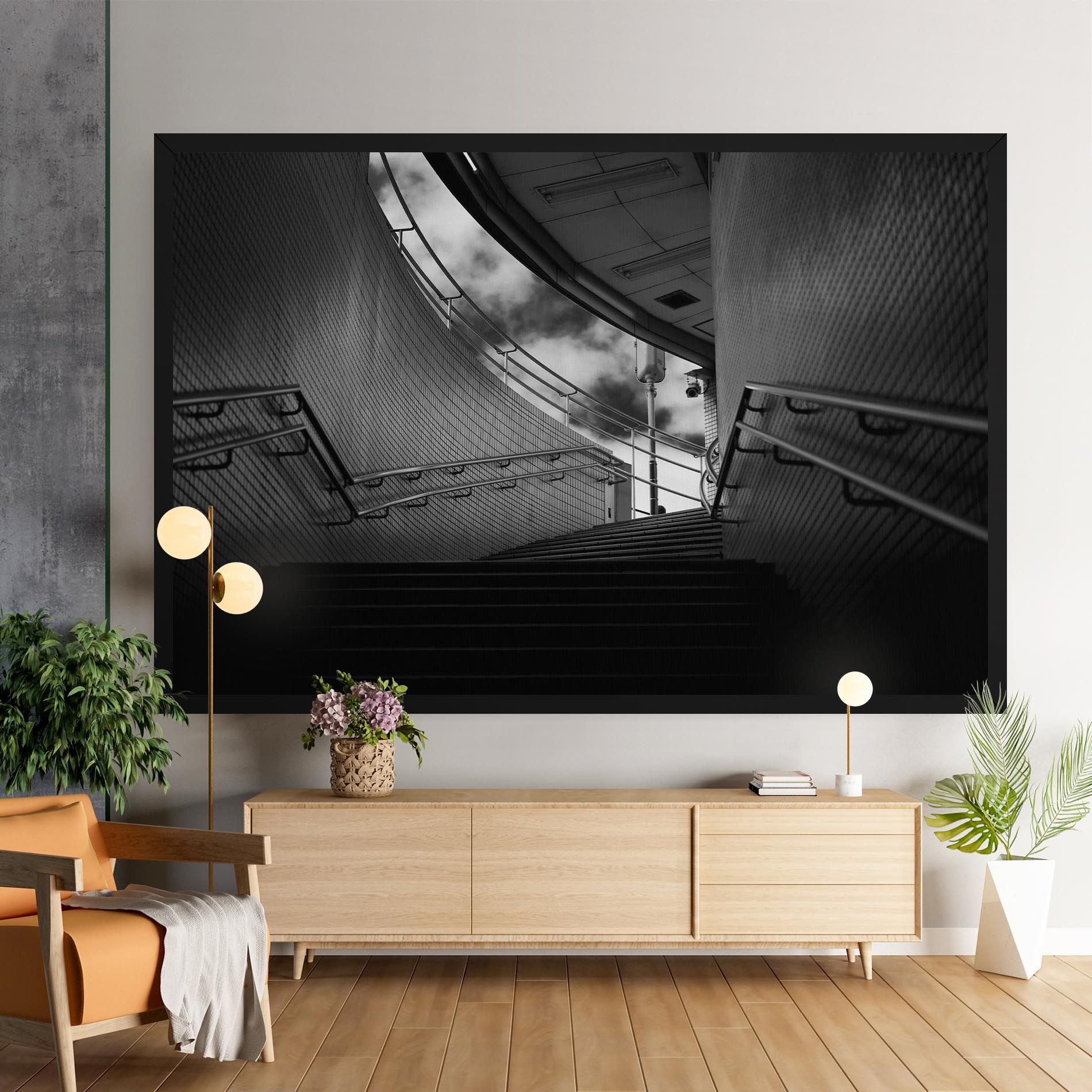 Grey Up Stairs mockup 9