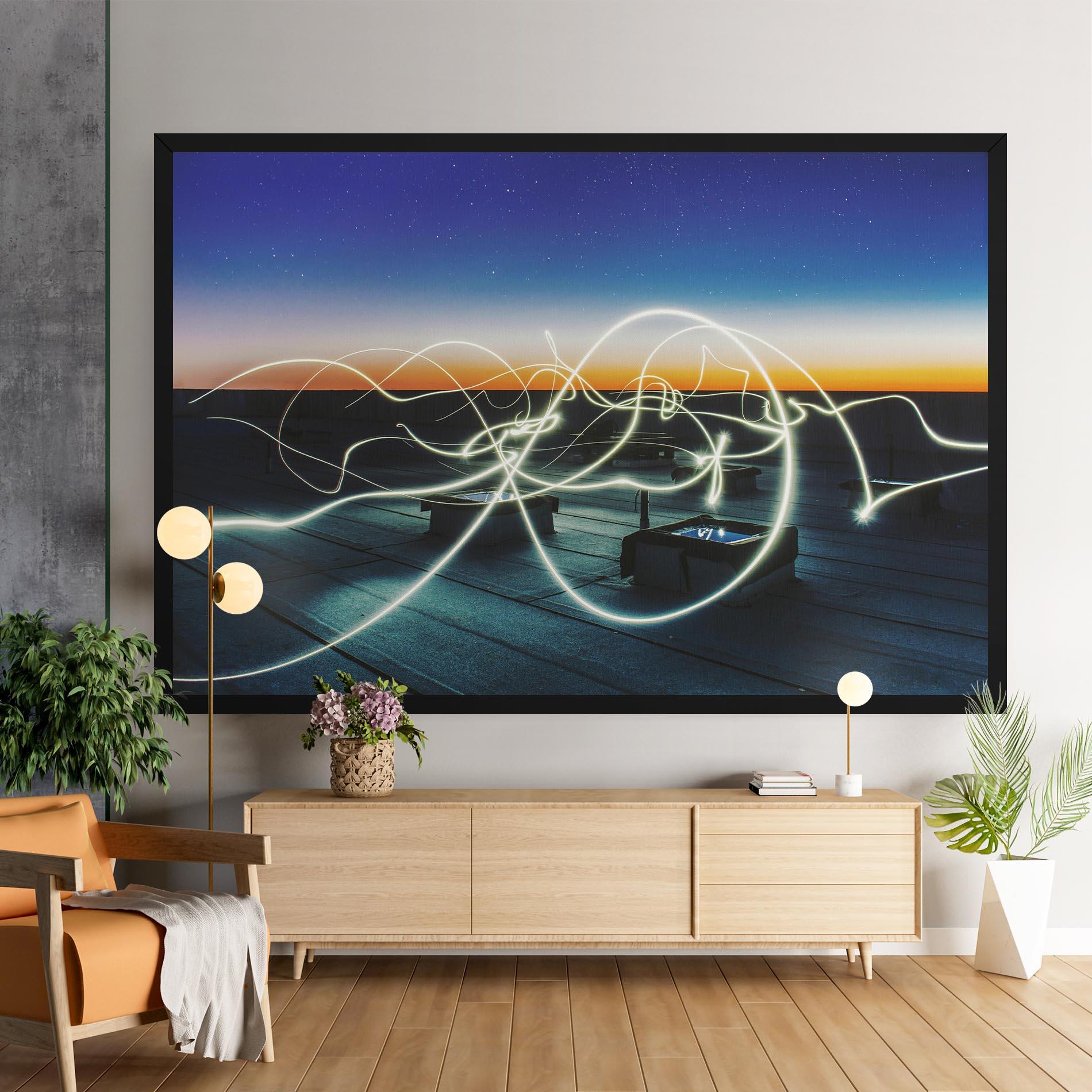 Vászonkép White Light Floating mockup 9