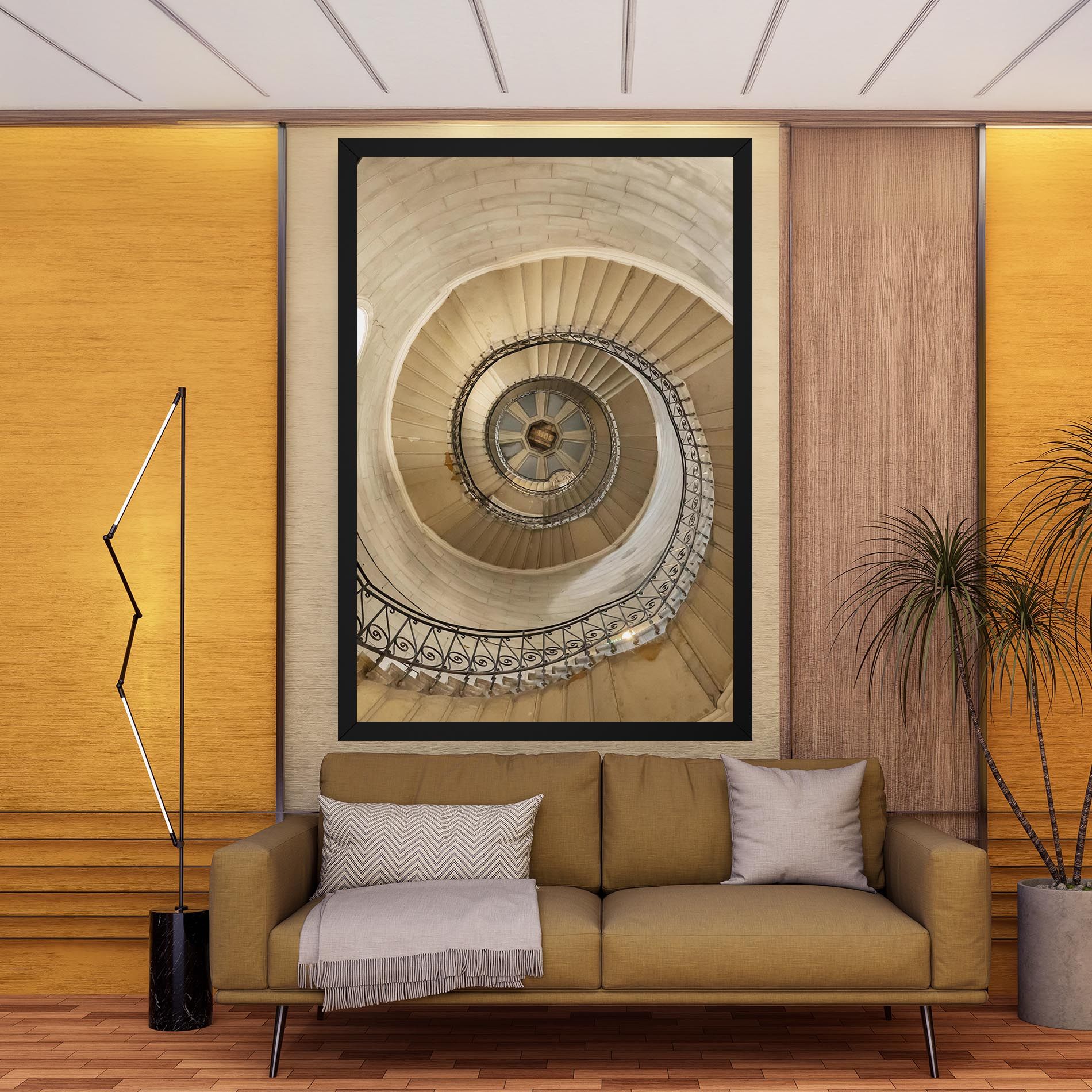 Cream Down Stairs mockup 9