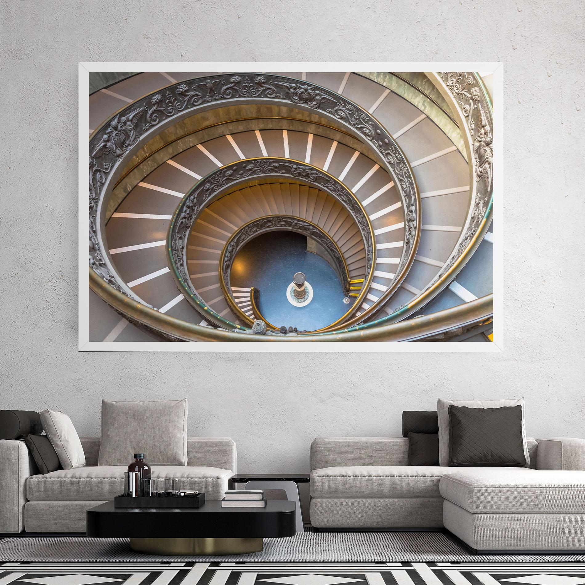 Vászonkép Colored Stairs mockup 2