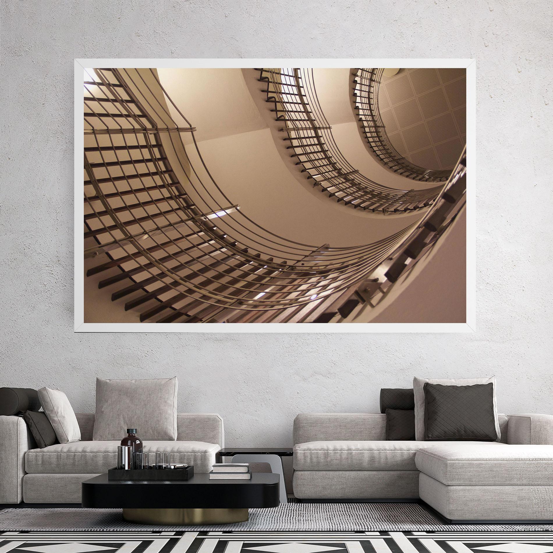 Vászonkép Cream Stairs mockup 2