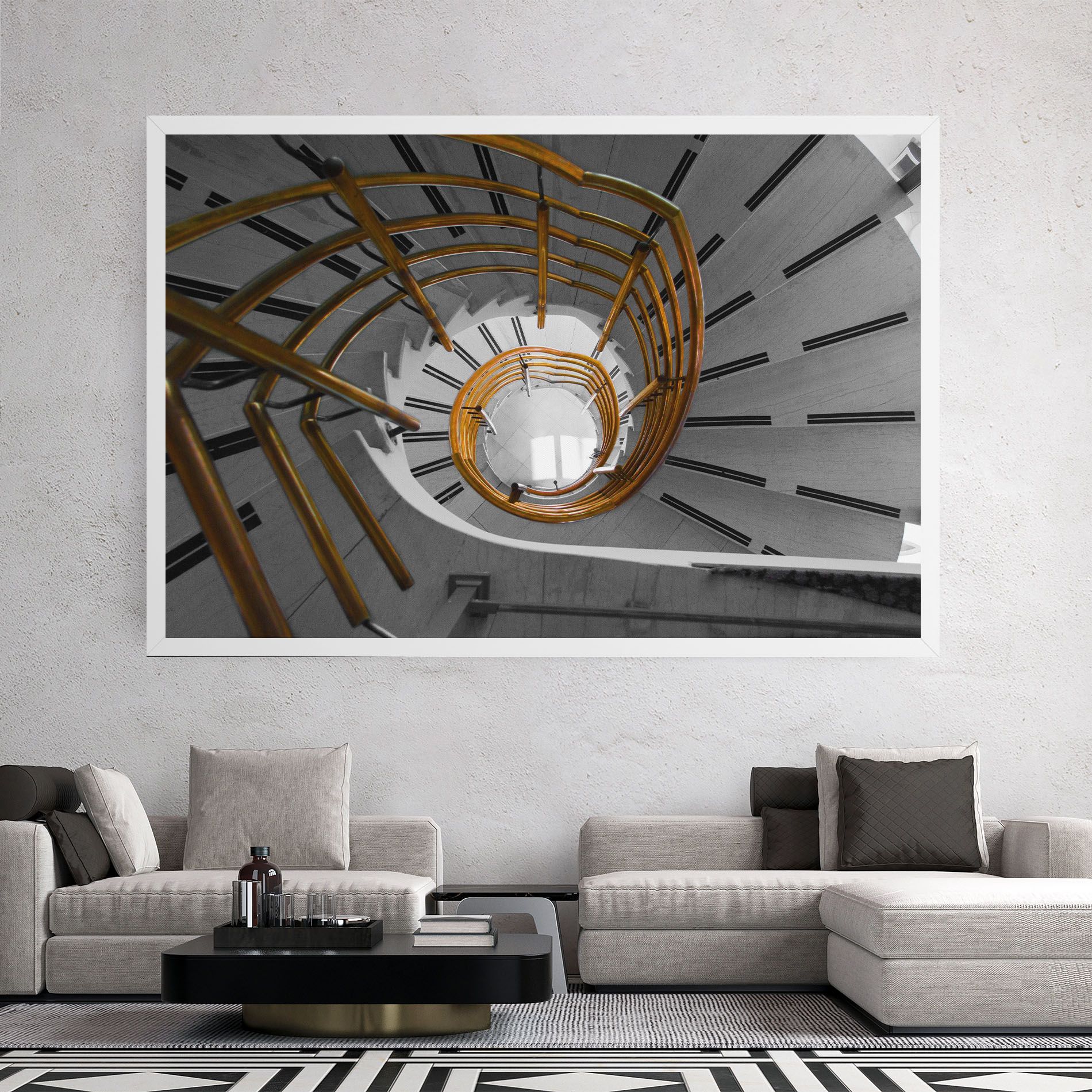 Gold Bar Stairs mockup 2