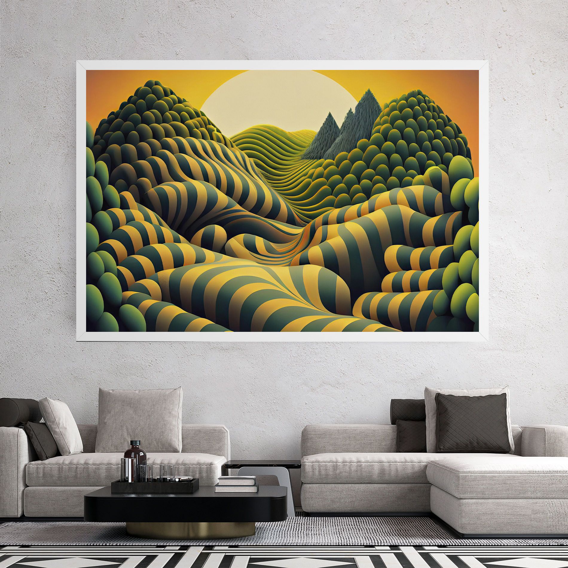 Green Yellow View mockup 2