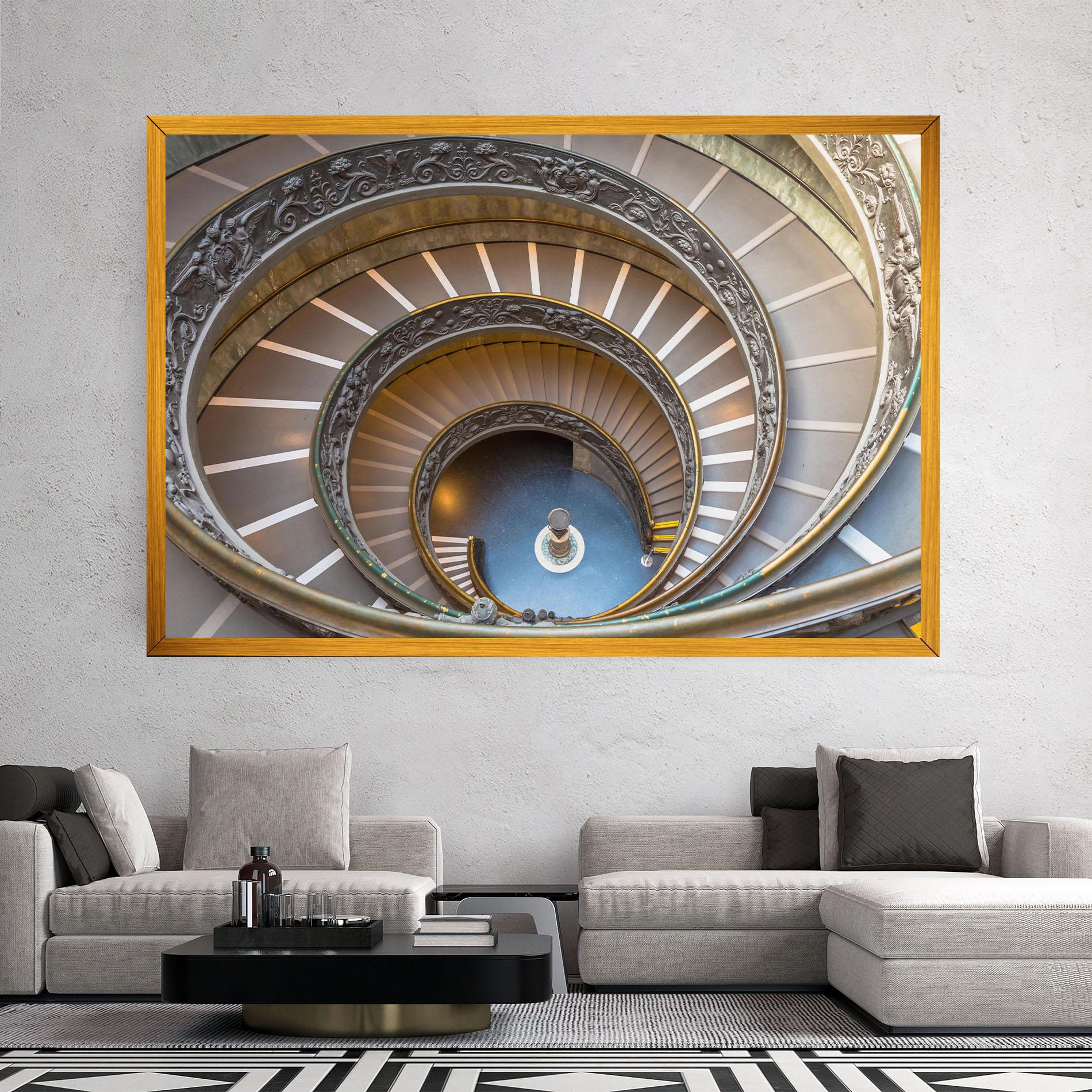 Vászonkép Colored Stairs mockup 2