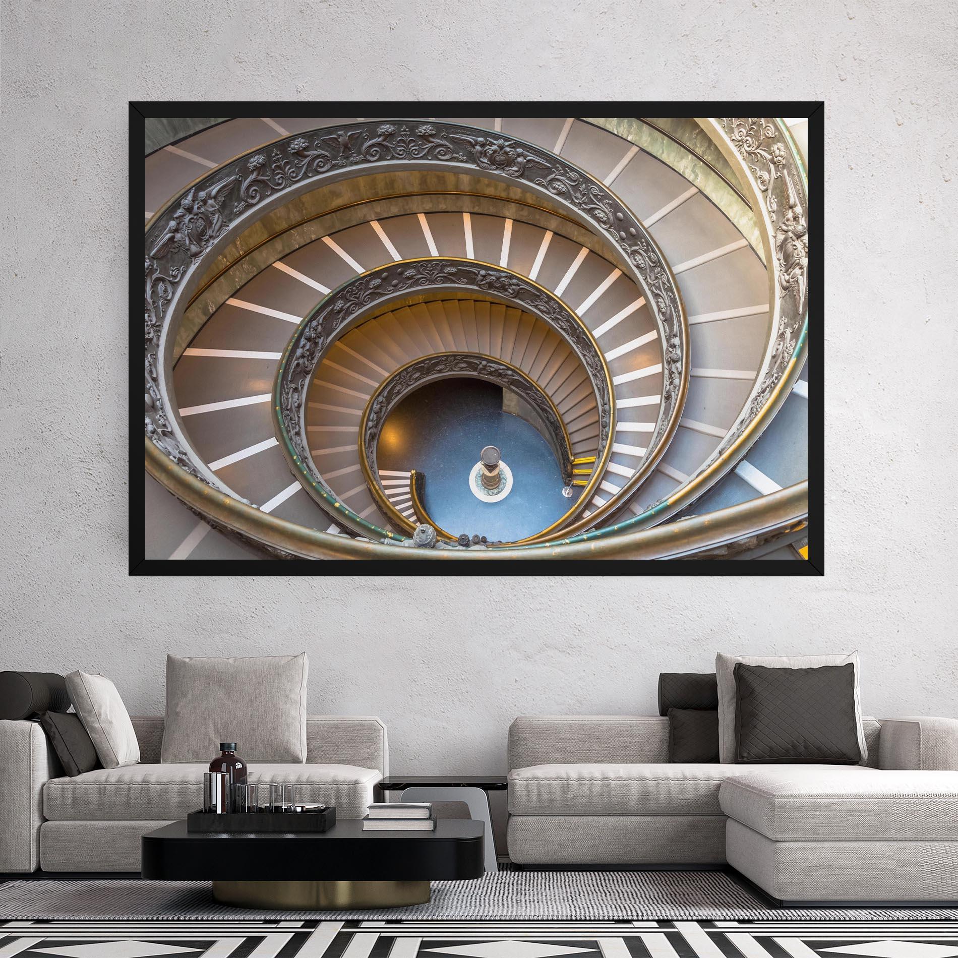 Vászonkép Colored Stairs mockup 2
