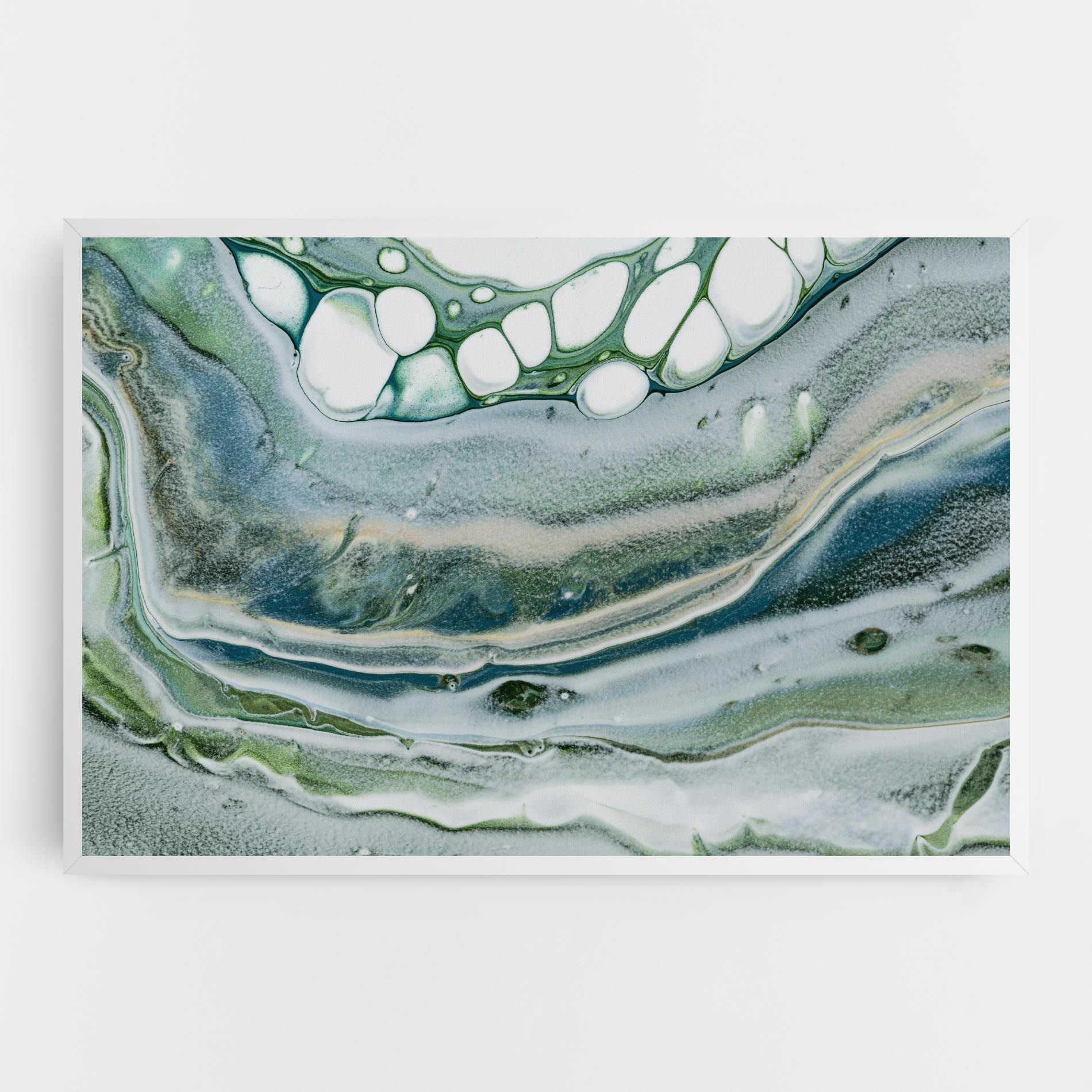 Dark Green Liquid mockup 0