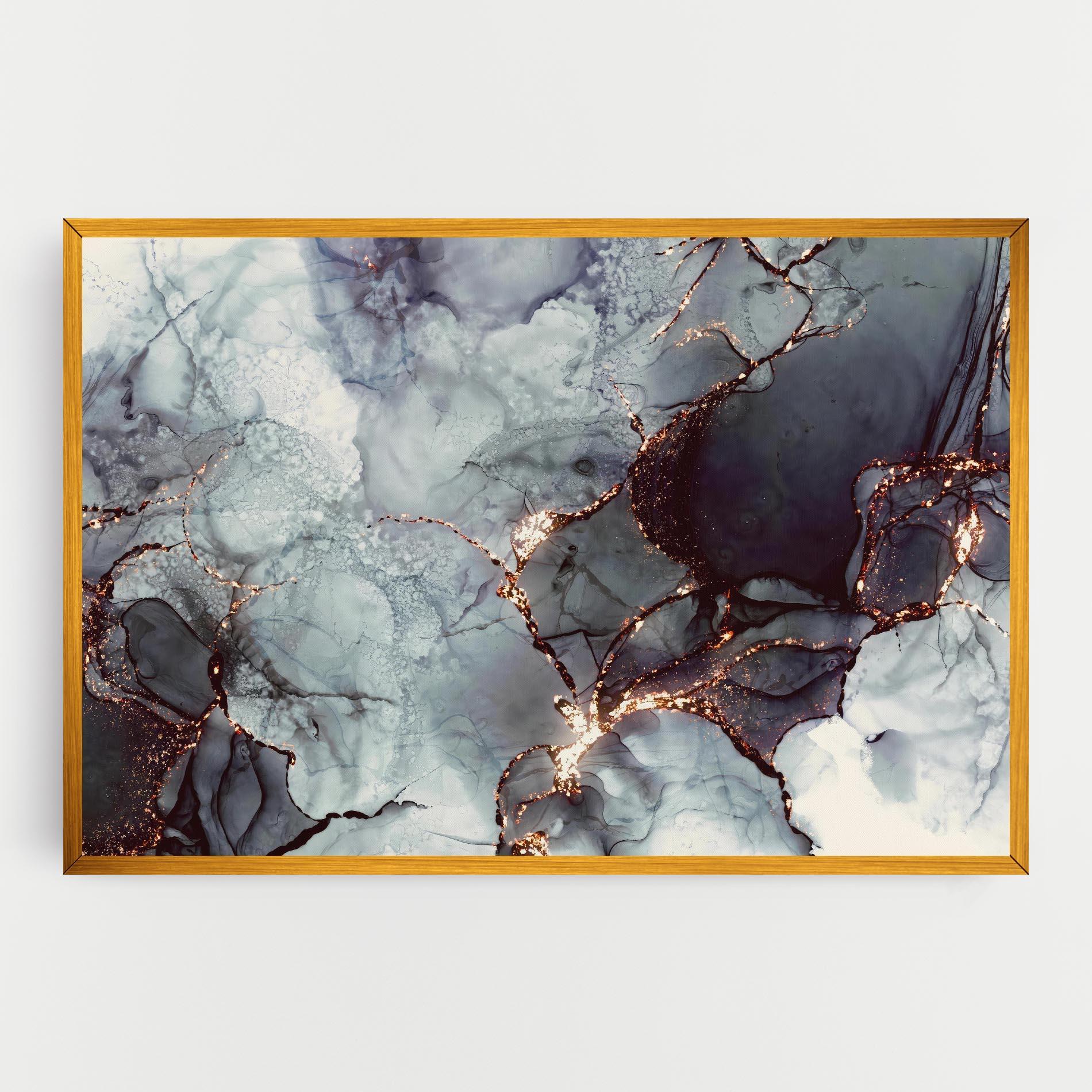 Vászonkép Abstract Gold Path mockup 0