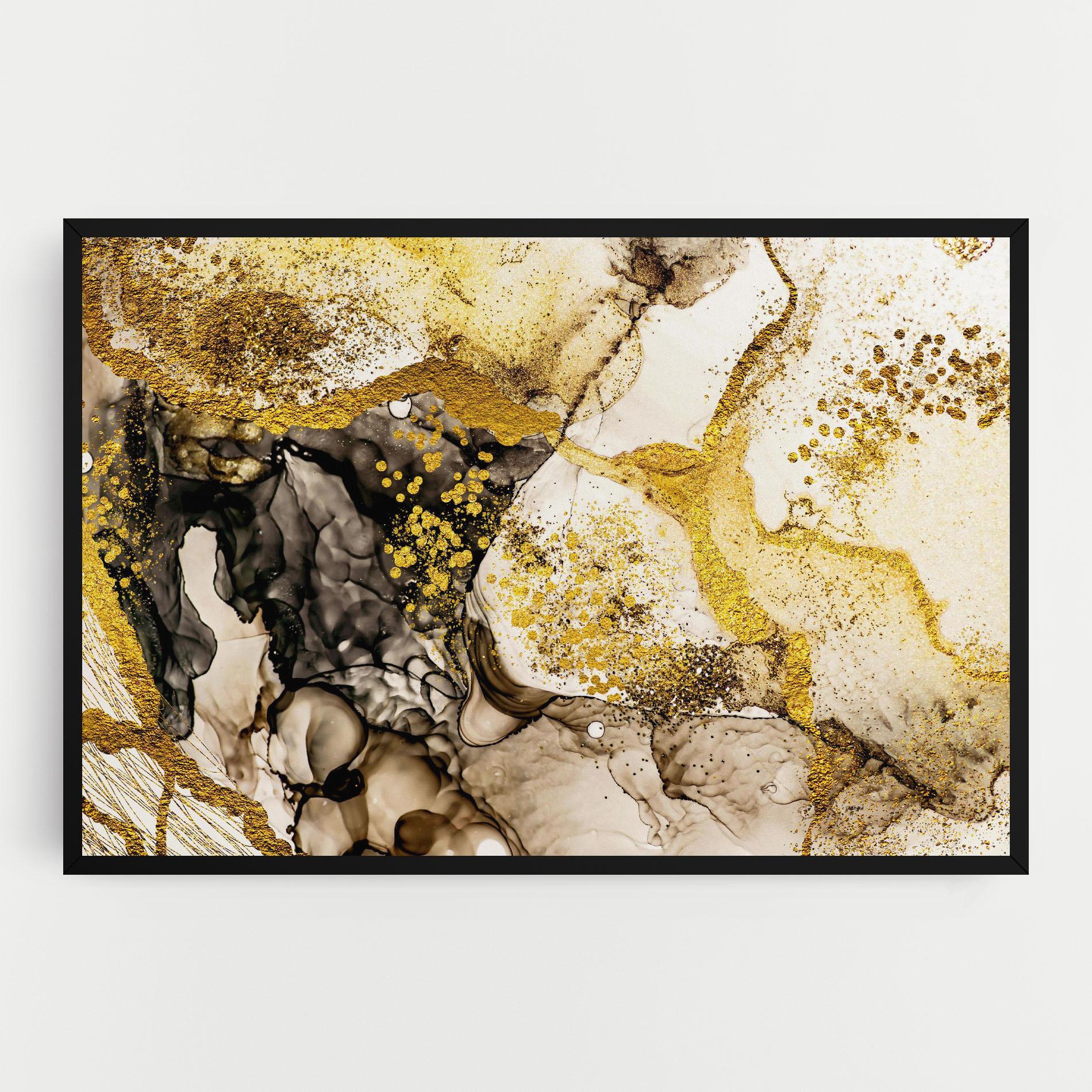 Vászonkép Golden Sand mockup 0