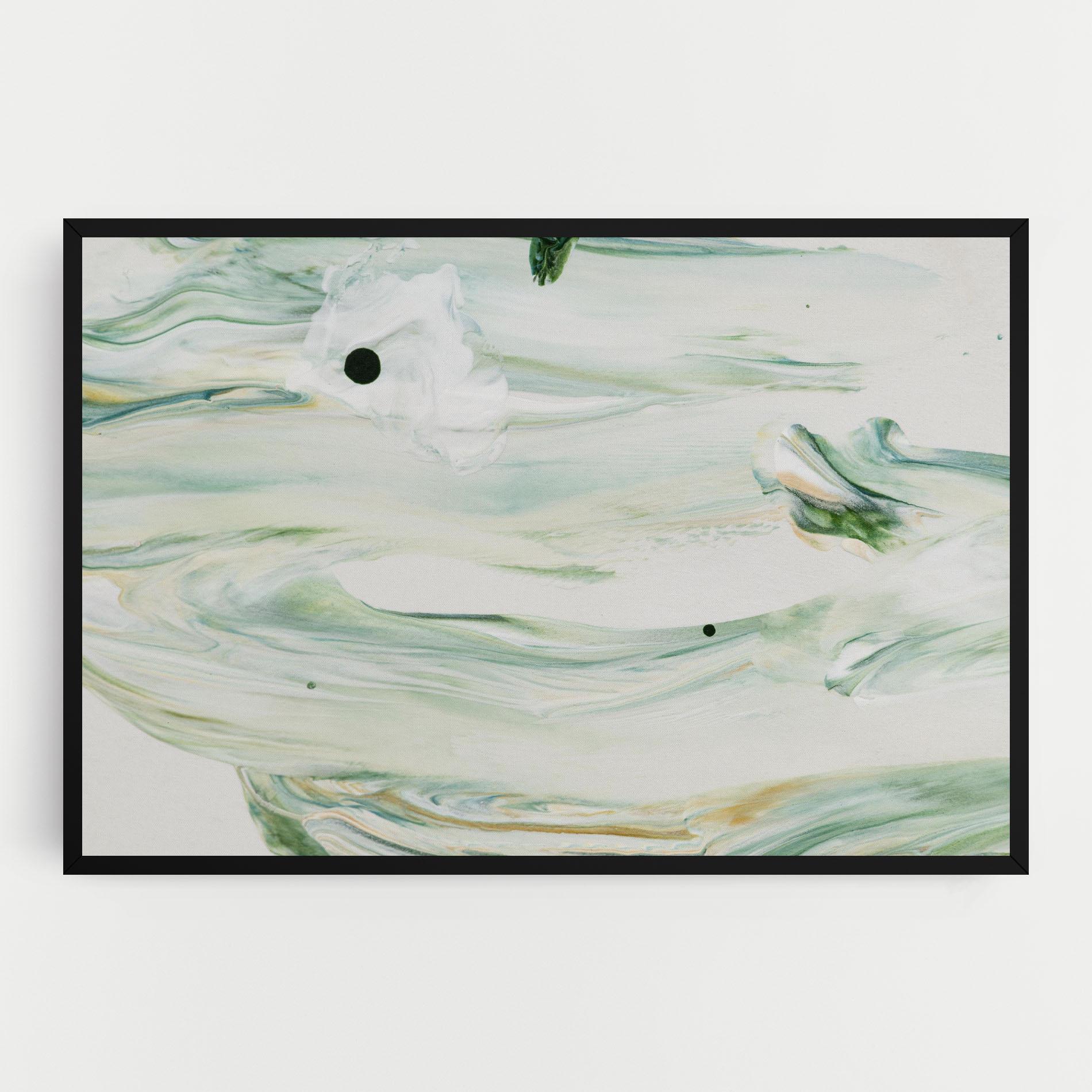 Vászonkép Light Green Painting mockup 0