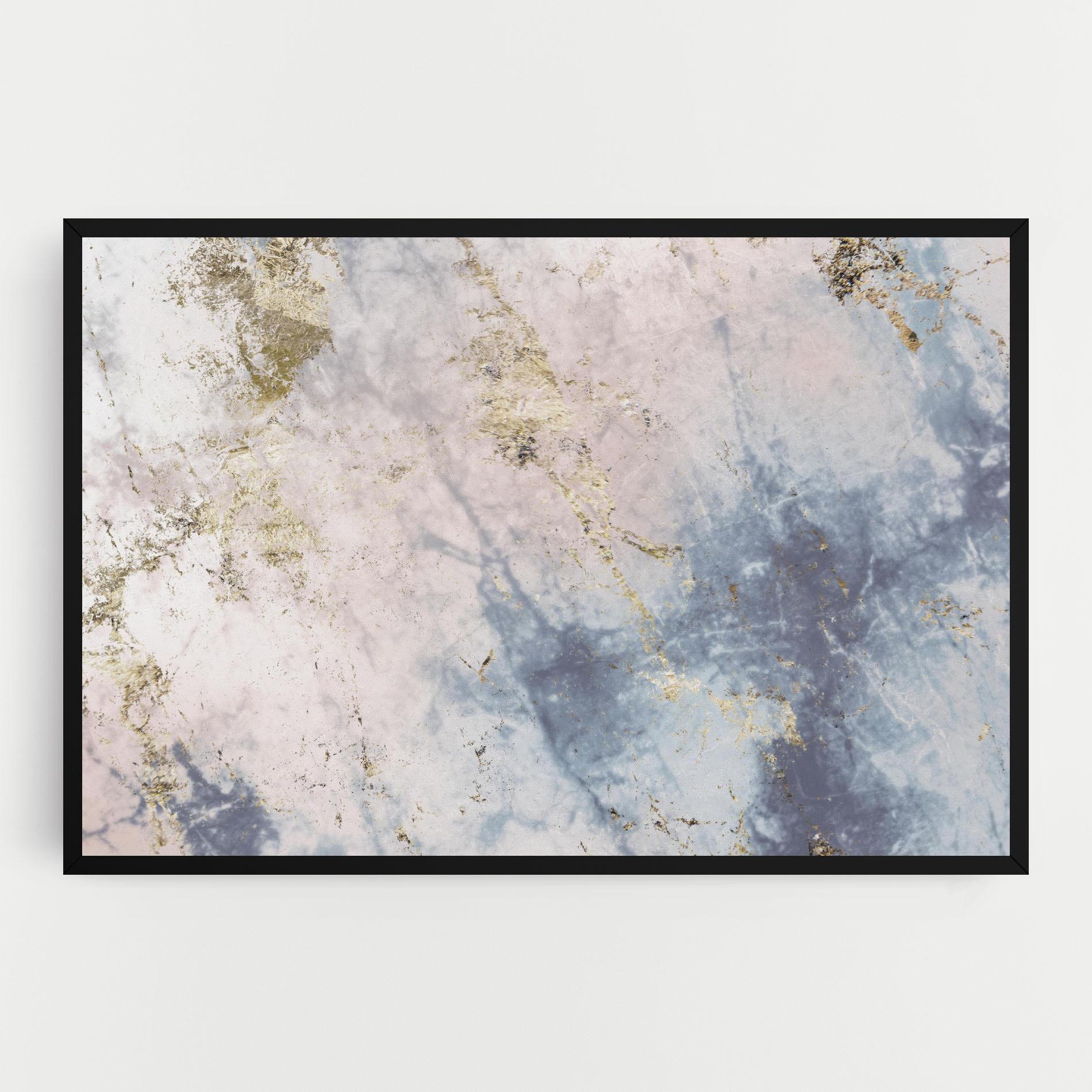 Vászonkép Pink Blue Marble mockup 0