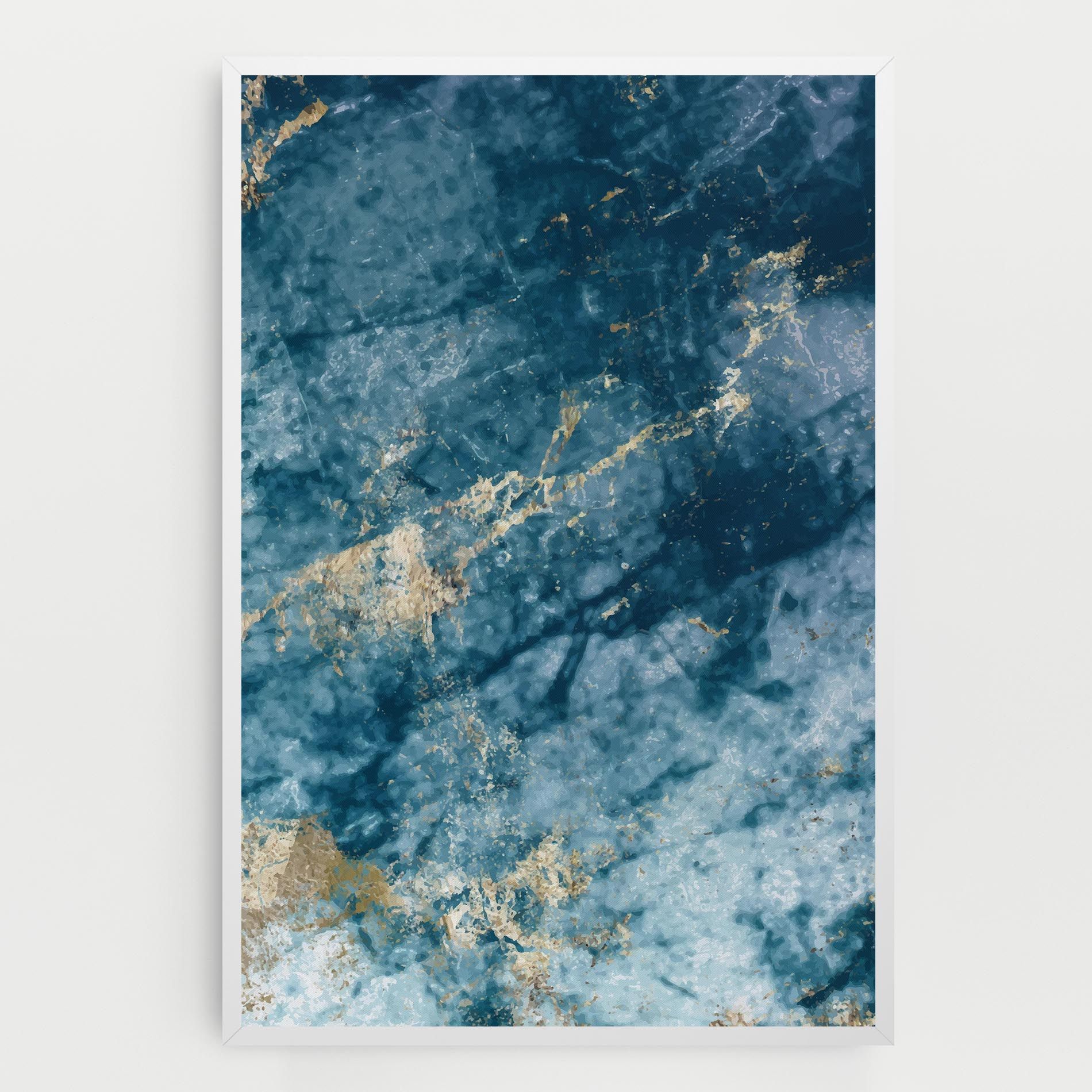 Blue Water Marble mockup 0