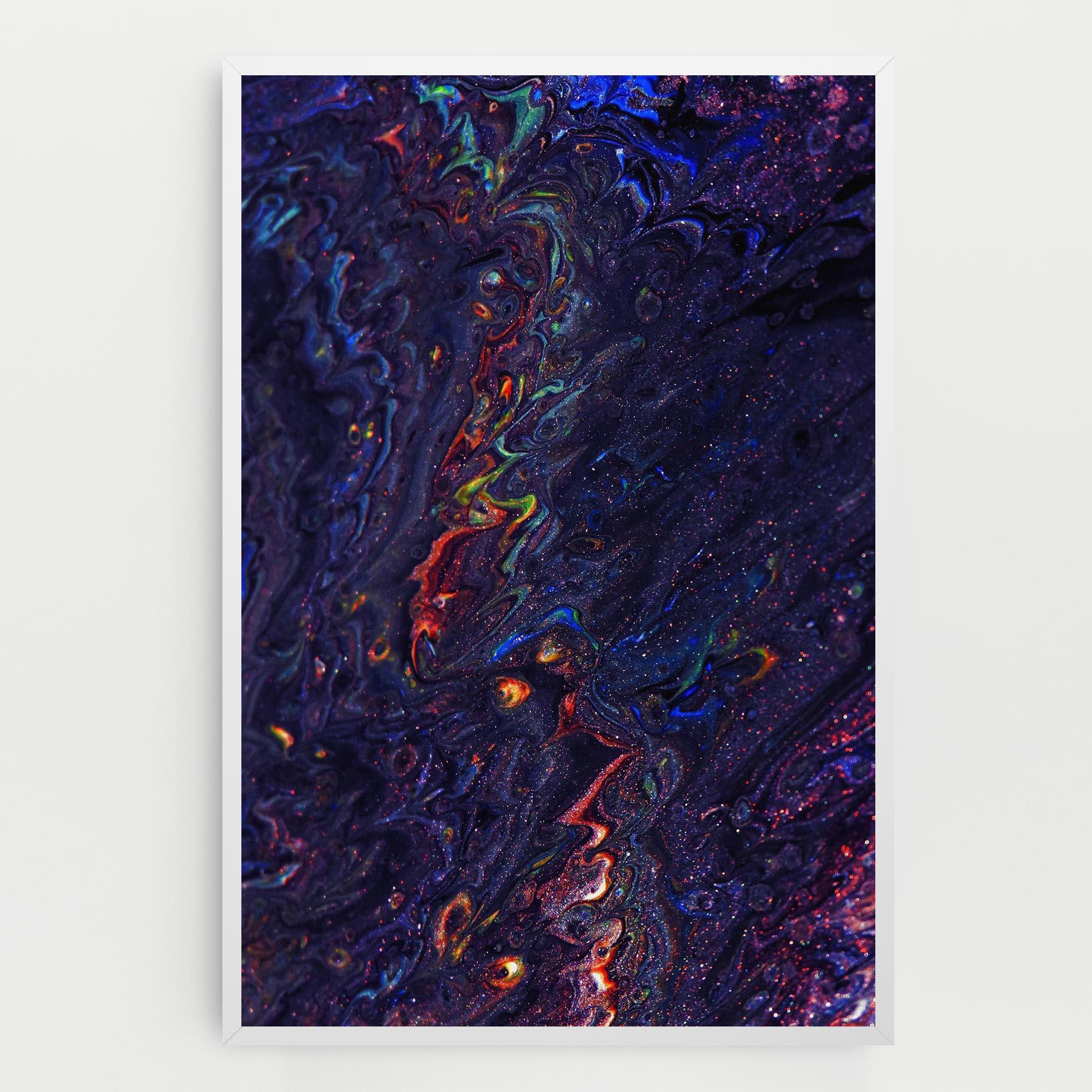 Vászonkép Dark Purple Texture mockup 0