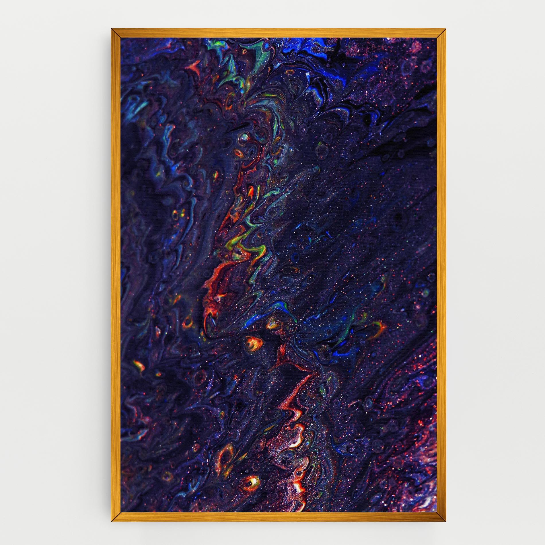 Vászonkép Dark Purple Texture mockup 0