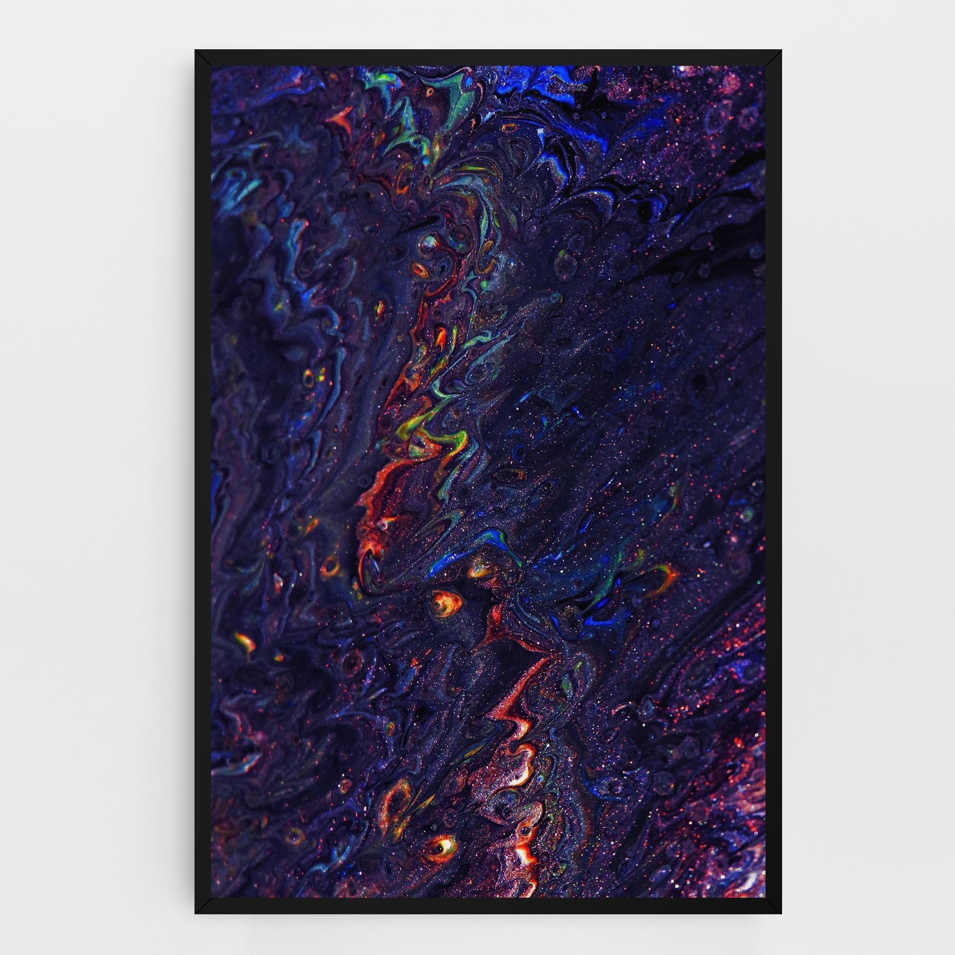 Vászonkép Dark Purple Texture mockup 0