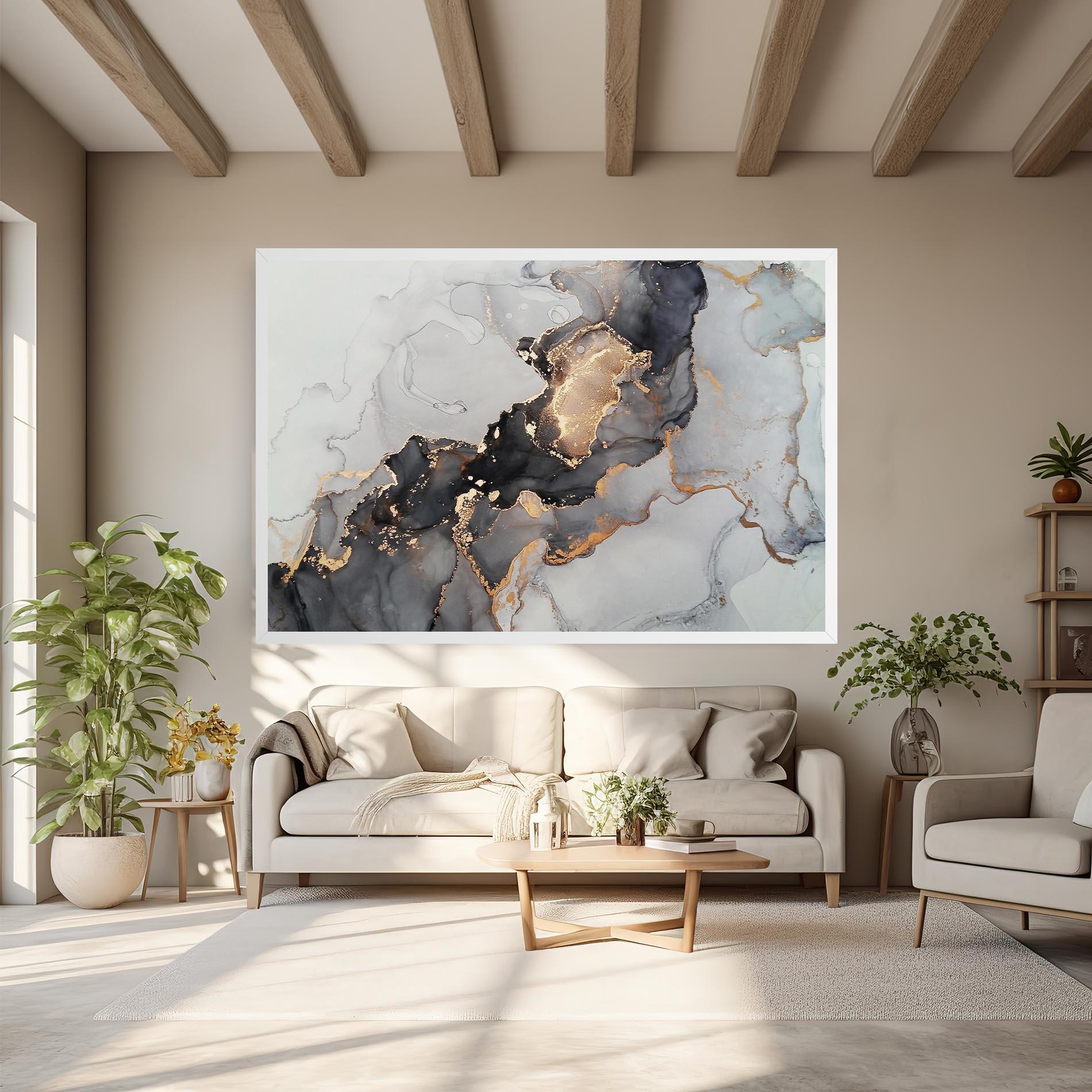 Vászonkép Marble Shades mockup 6