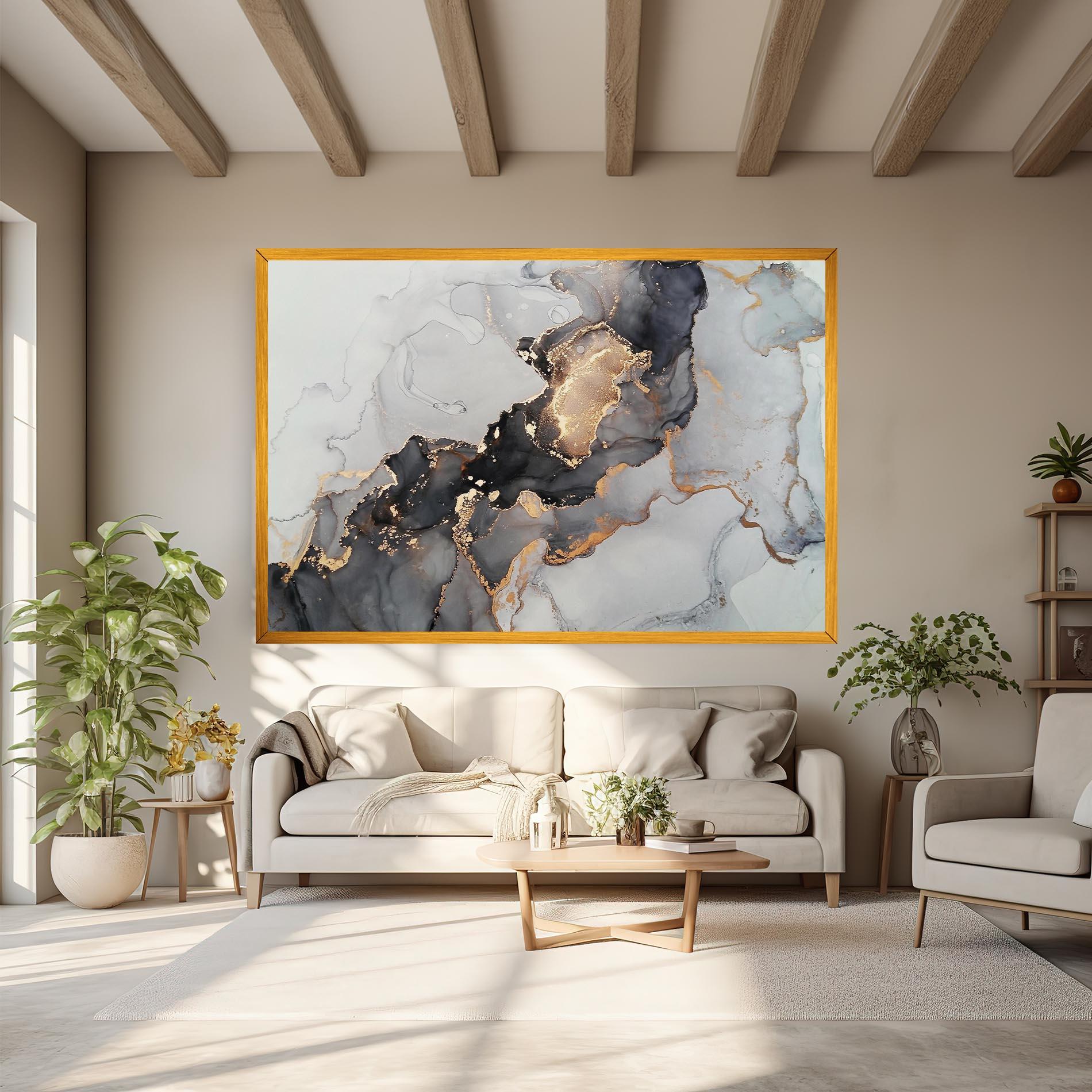 Vászonkép Marble Shades mockup 6