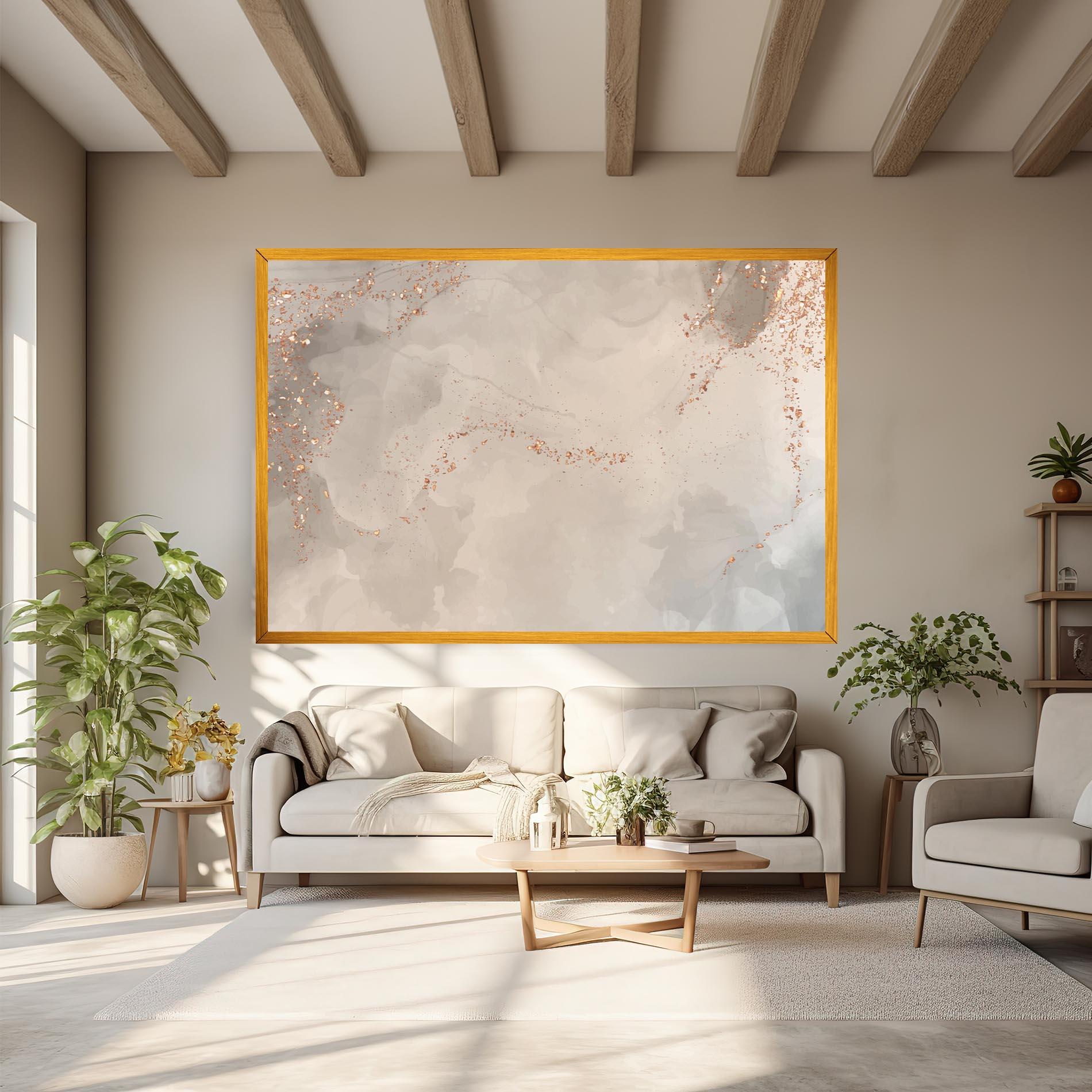 Vászonkép Pink Grey Marble 01 mockup 6