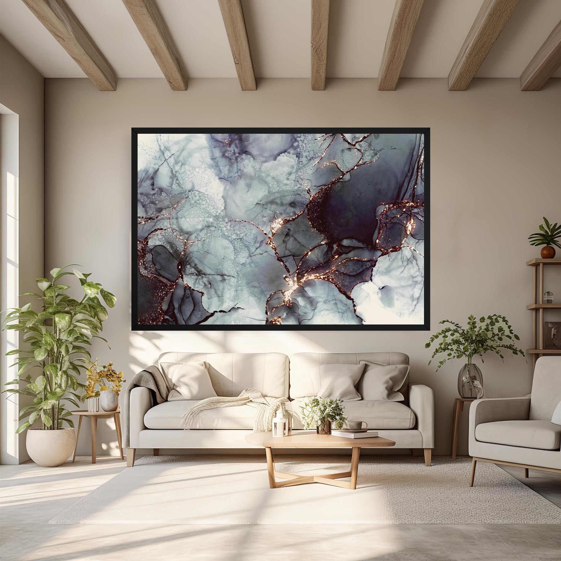 Abstract Gold Path mockup 6