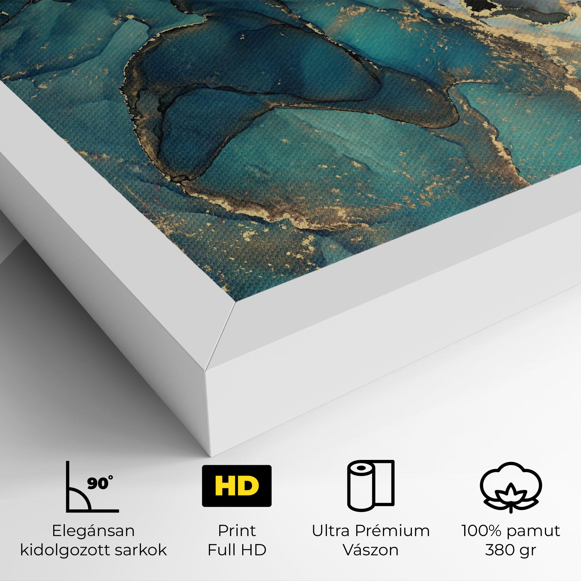 Vászonkép Blue Marble mockup 4