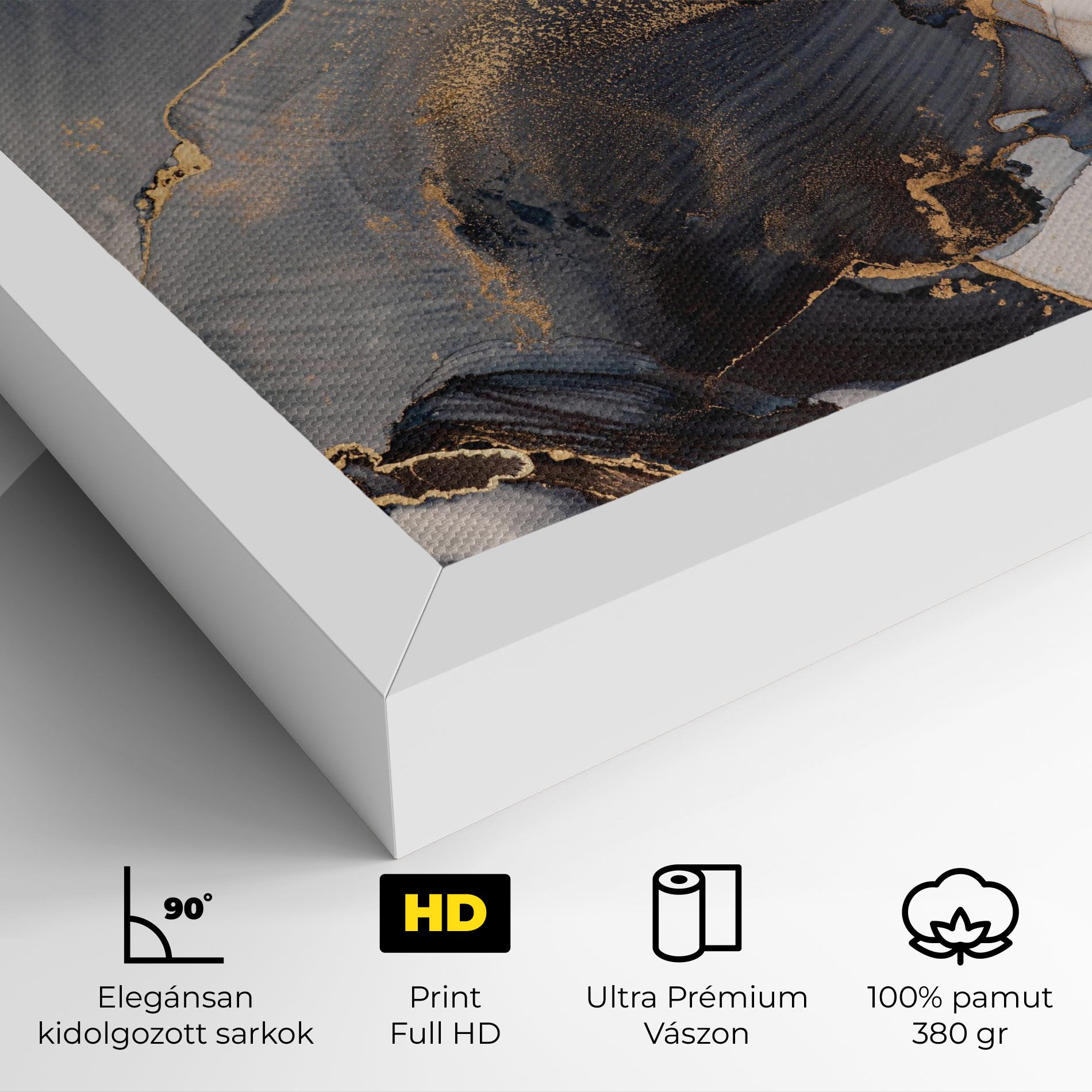 Golden Abstract Marble mockup 4