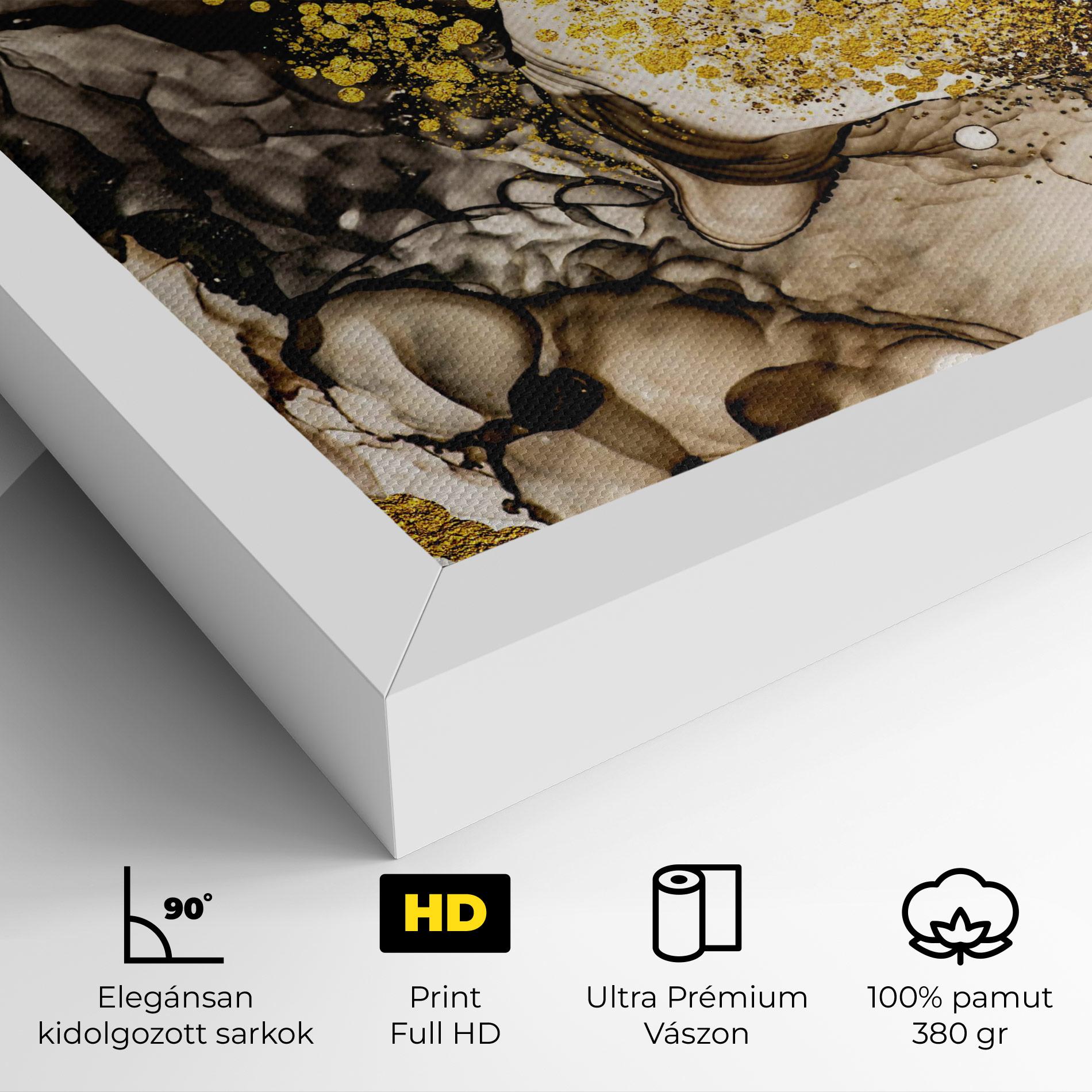 Vászonkép Golden Sand mockup 4